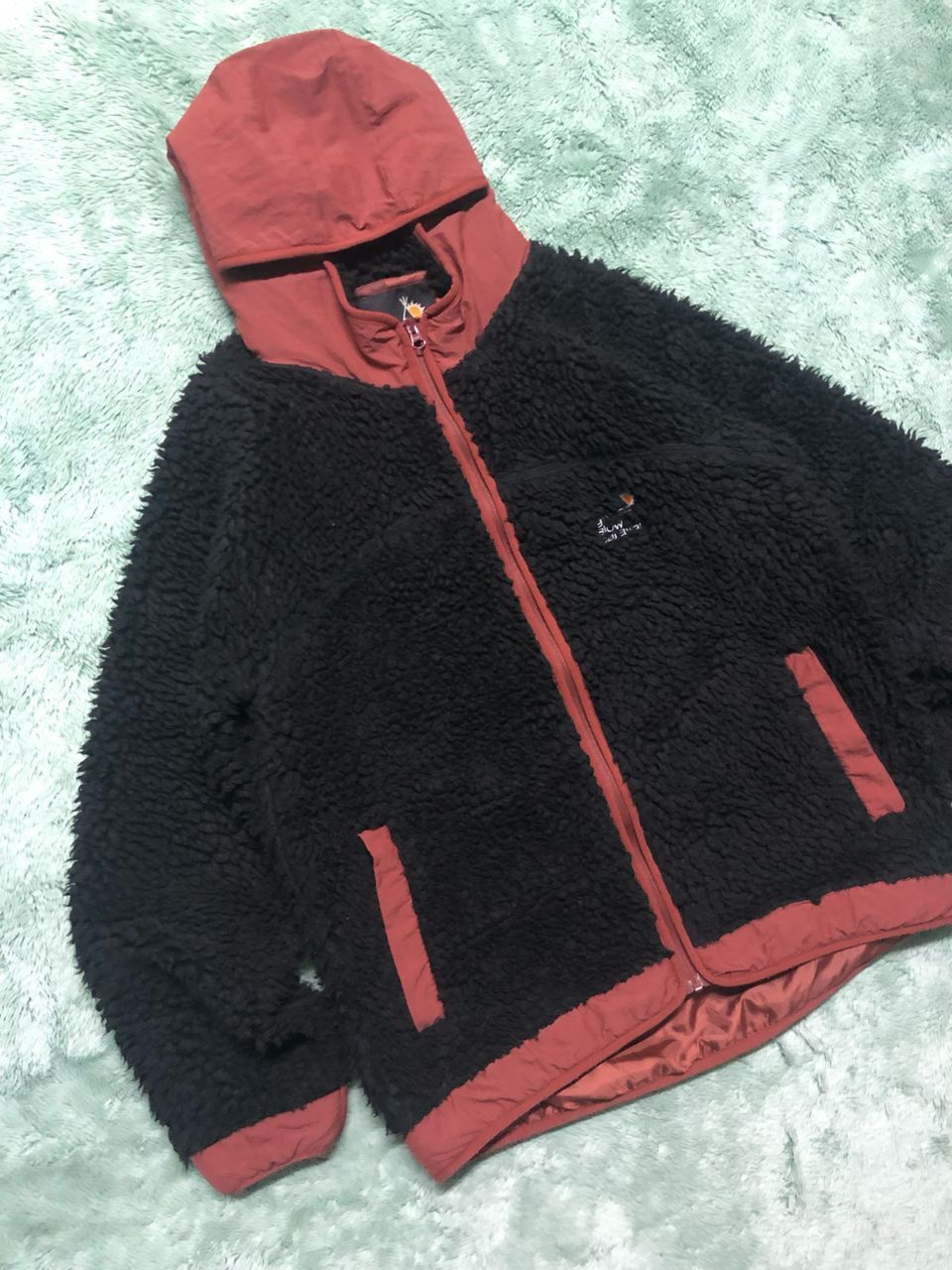 go slow caravan GO SLOW CARAVAN DEEP PILE FLEECE HOODIE ZIPPER JACKET Size US M / EU 48-50 / 2 - 6 Thumbnail