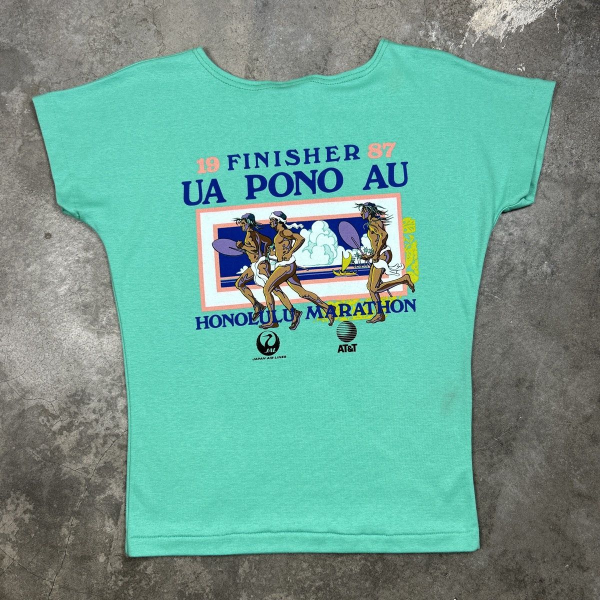 Vintage 1987 Honolulu Marathon Top Size US M / EU 48-50 / 2 - 8 Thumbnail