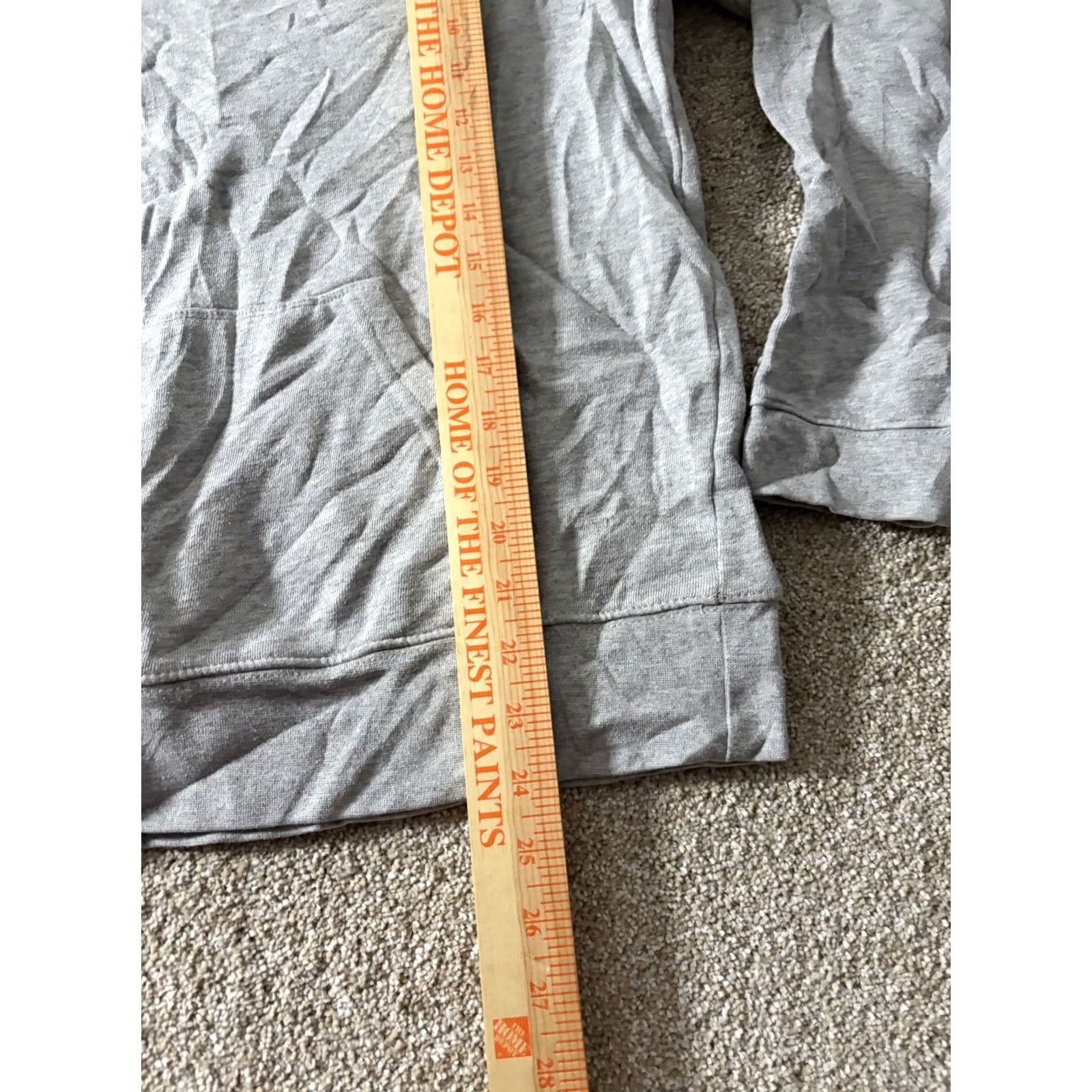 Champion Champion Hoodie Mens Medium Gray Fleece Pullover Script Logo Sweatshirt Size US M / EU 48-50 / 2 - 5 Thumbnail