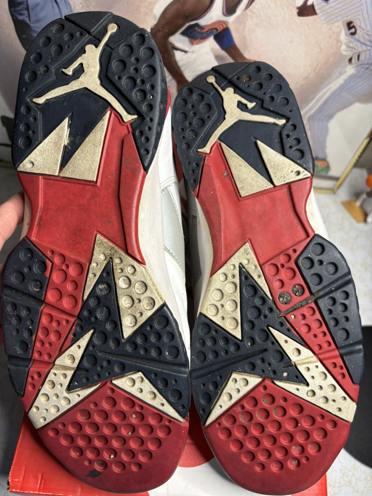 Jordan Brand Air Jordan 7 Retro 2012 Olympic 2012 Size US 10.5 / EU 43-44 - 5 Thumbnail