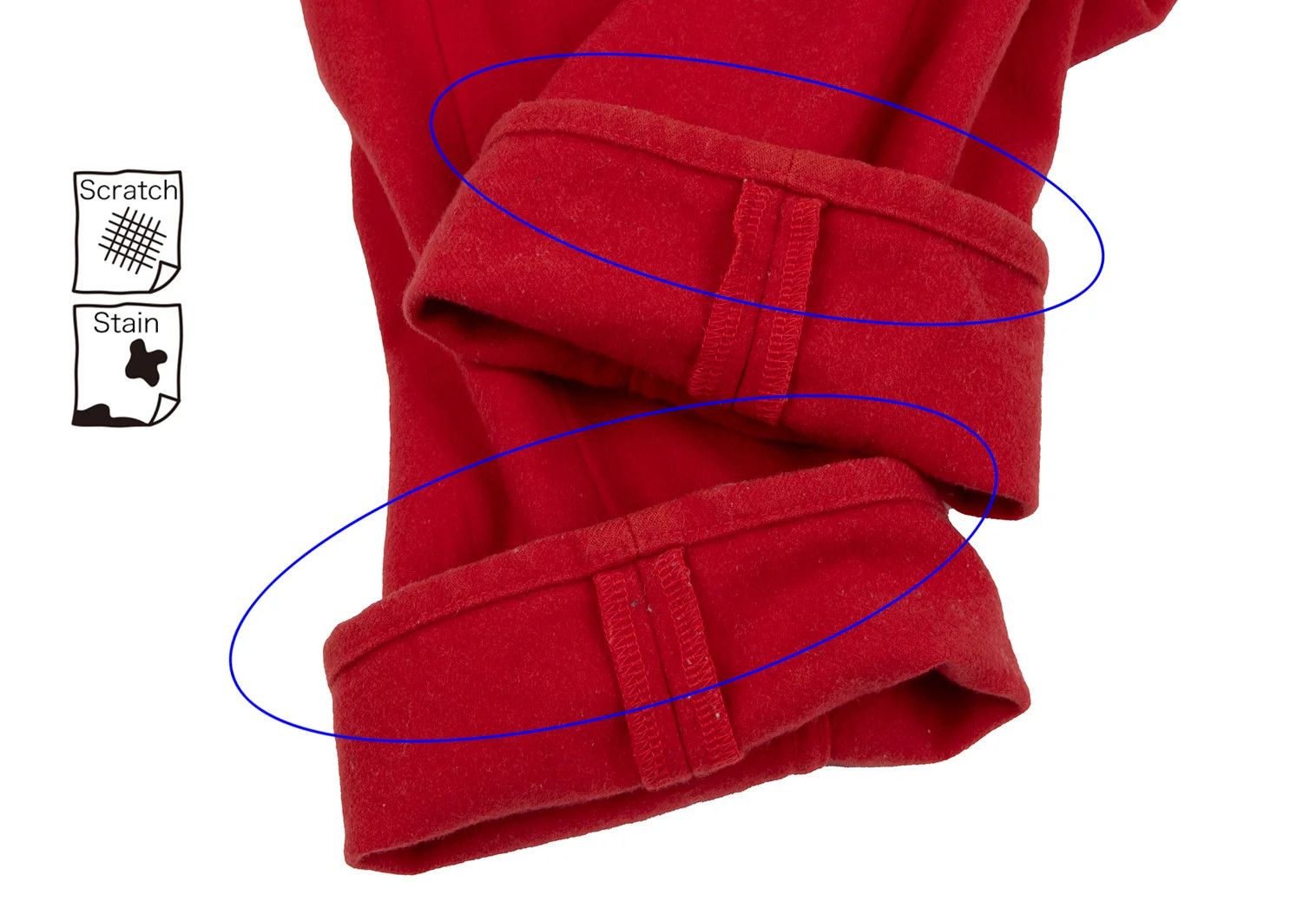 Comme des Garcons Homme Plus Wool Nylon Tapered Pants in Red, Size SS Size US 36 / EU 52 - 13 Thumbnail