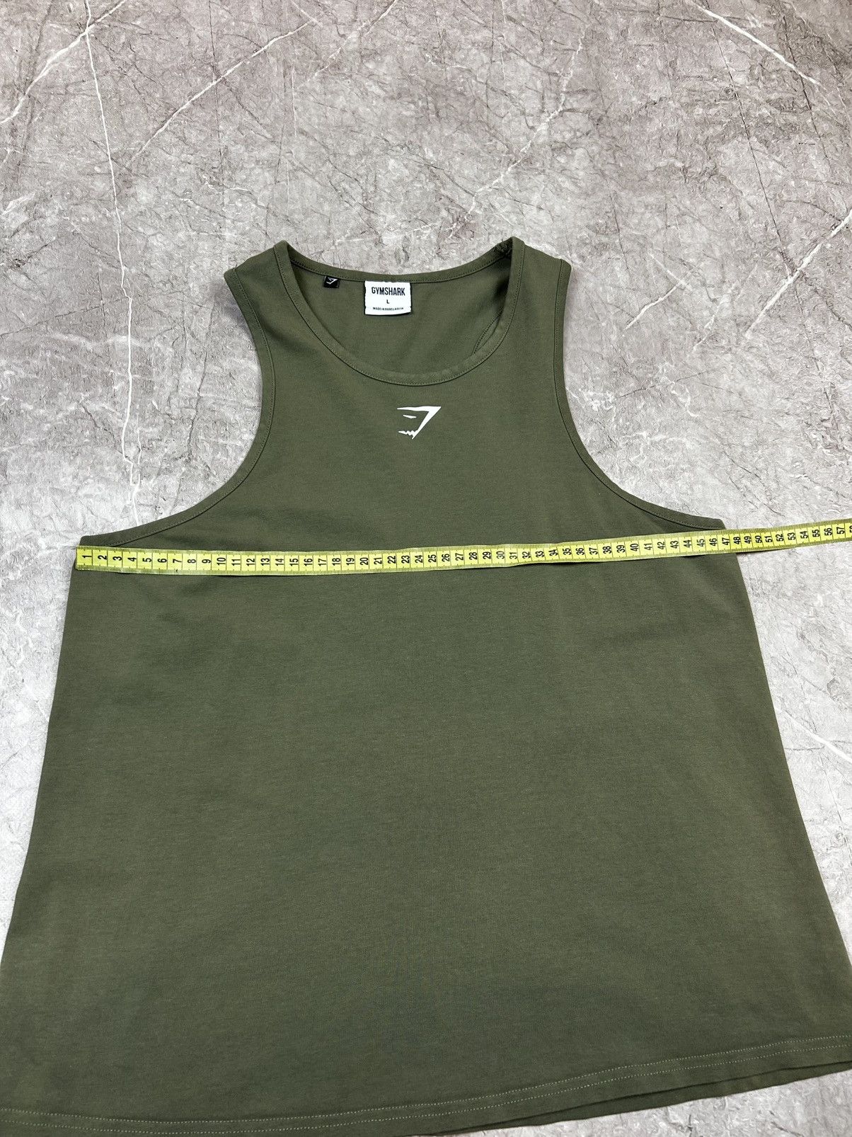 Gymshark Mens Gymshark legacy drop arm tank top T-shirt tee Size US L / EU 52-54 / 3 - 10 Thumbnail