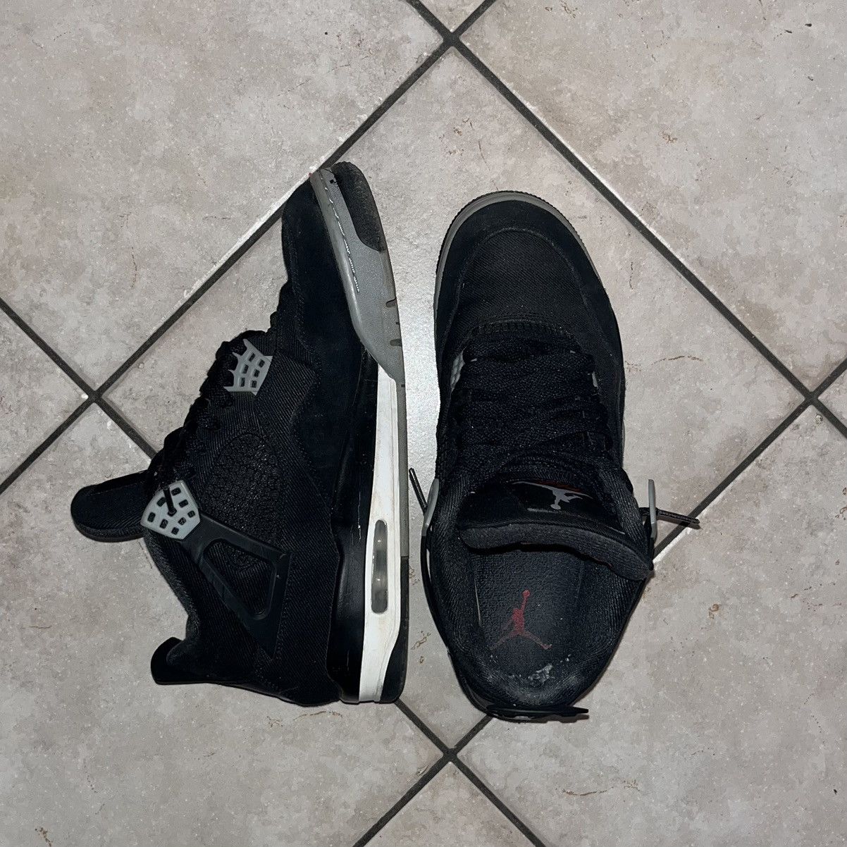 Jordan Brand Offer a Price - 2022 Air Jordan 4 Retro SE Black Canvas Size US 10 / EU 43 - 3 Thumbnail