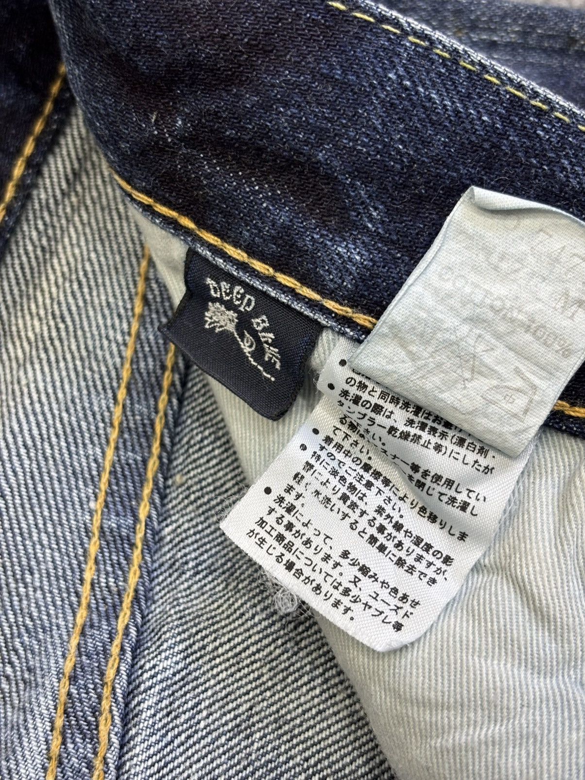Eternal 💥Raw Sturdy Denim💥Vtg Eternal Insane Fades Denim F971 Size US 29 - 10 Thumbnail