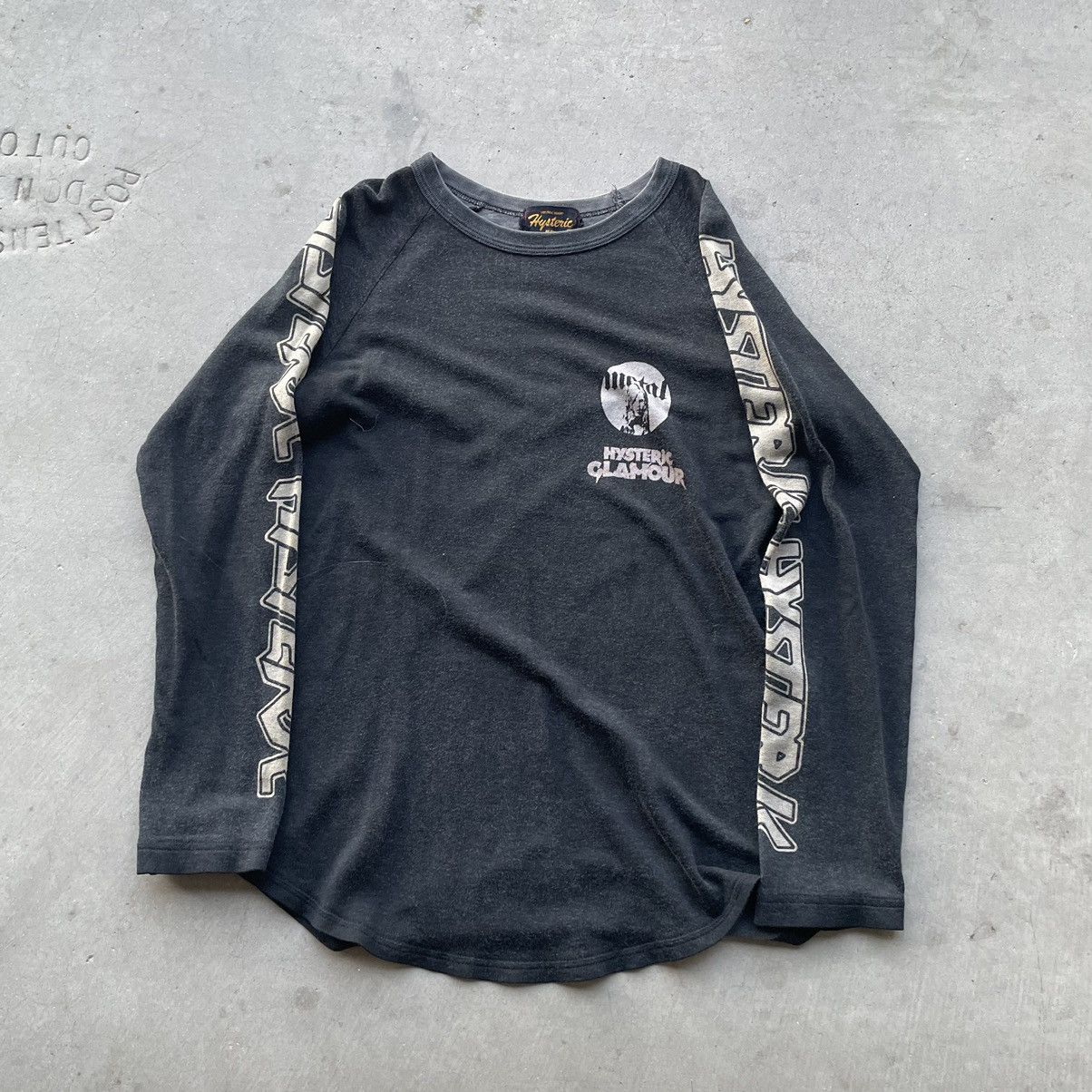 トップス 00s HYSTERIC GLAMOUR \"Logo L/S Raglan\" Hysteric Glamour Raglan Long Sleeve T-Shirt 2Cl-5620 00S