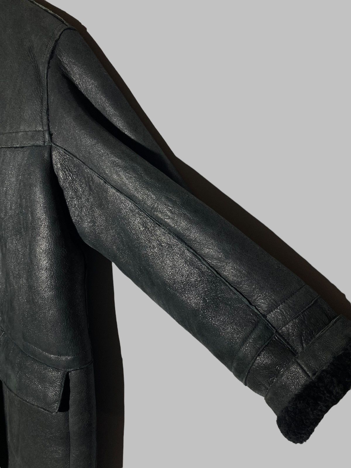 Versace Versace Classic V2 Shearling Jacket Black Vintage Rare Coat Size US XL / EU 56 / 4 - 19 Thumbnail
