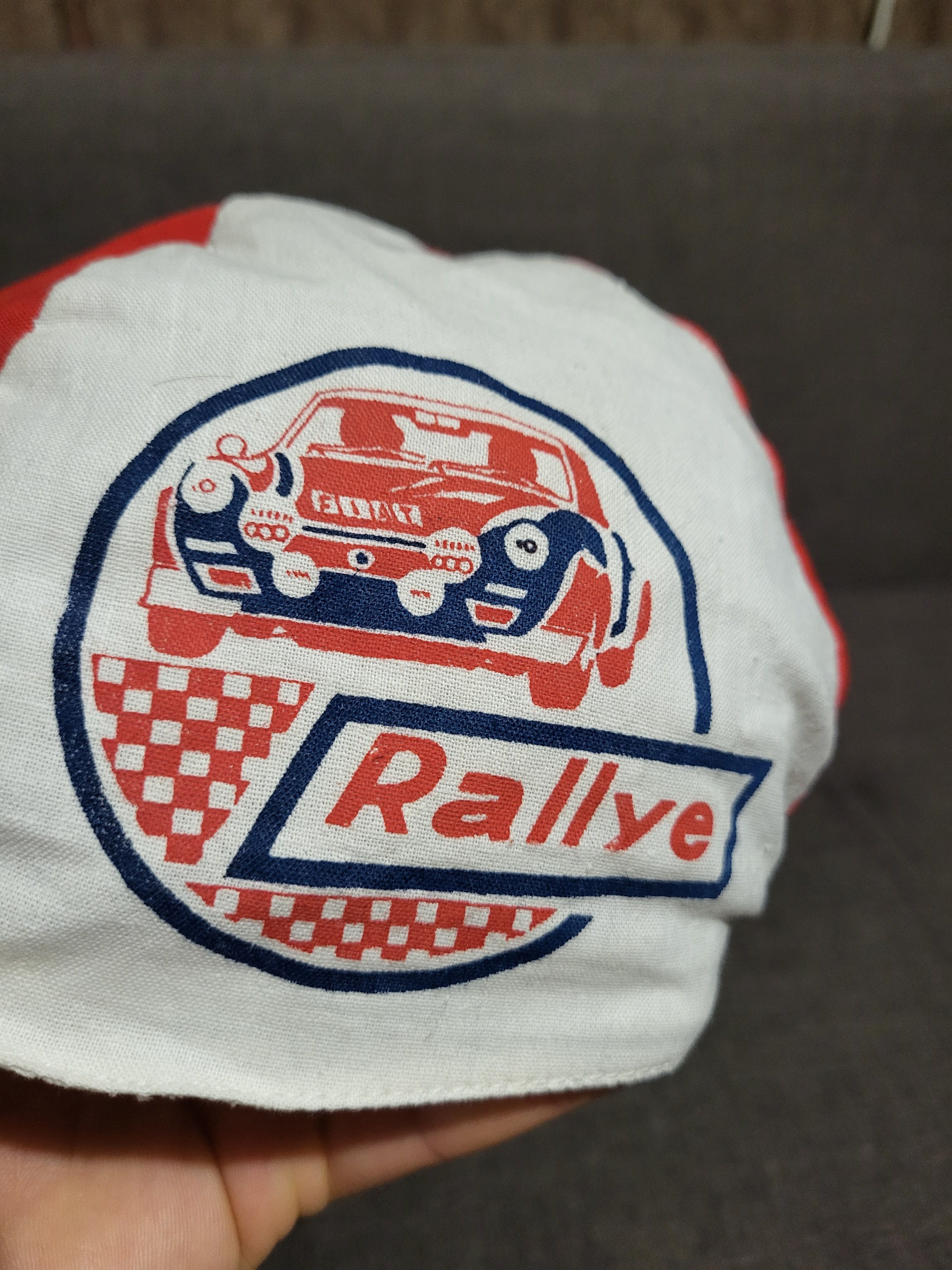 Rapha Vintage Cycling Hat Rallye Fiat Cap 80s Size ONE SIZE - 2 Thumbnail