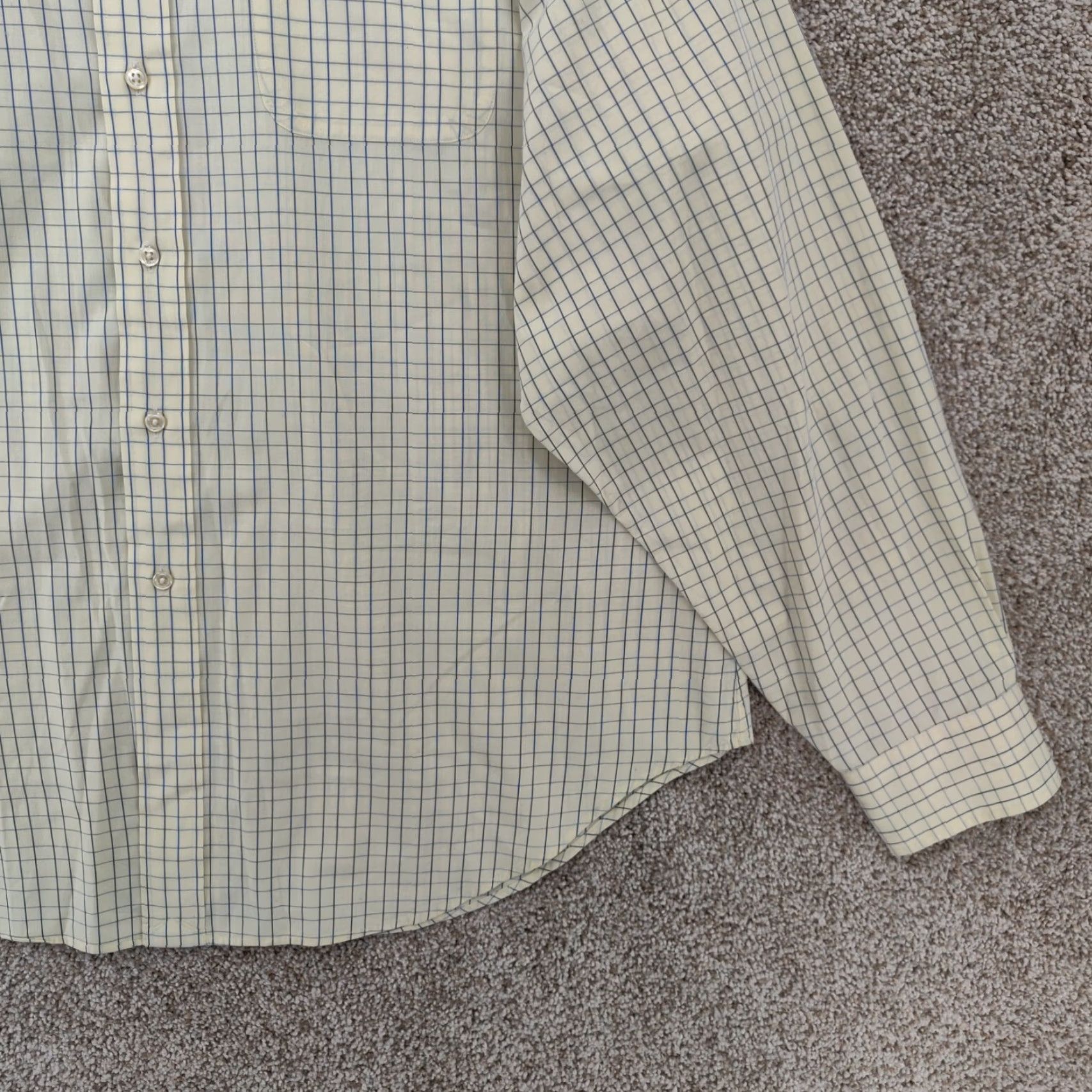 Polo Ralph Lauren VINTAGE Polo Ralph Lauren Shirt Mens 17.5 Yellow Plaid Andrew Long Sleeve Button Size US XXL / EU 58 / 5 - 4 Thumbnail