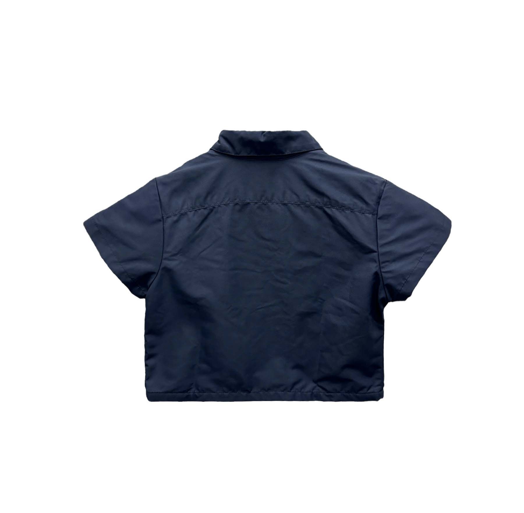 Chrome Hearts Chrome Hearts Yellow Patch Nylon Navy Short Sleeve Shirt Size XS / US 0-2 / IT 36-38 - 2 Thumbnail