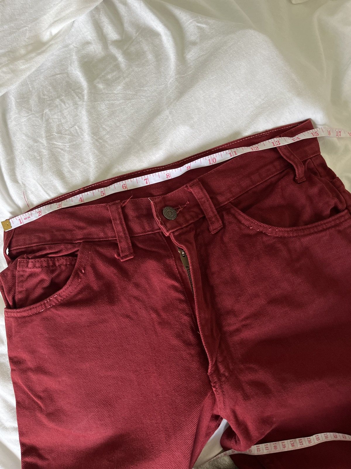 Levi's 70s - 60s Vintage Levis Big E Sta Prest Scovill Zipper Size US 30 / EU 46 - 7 Thumbnail