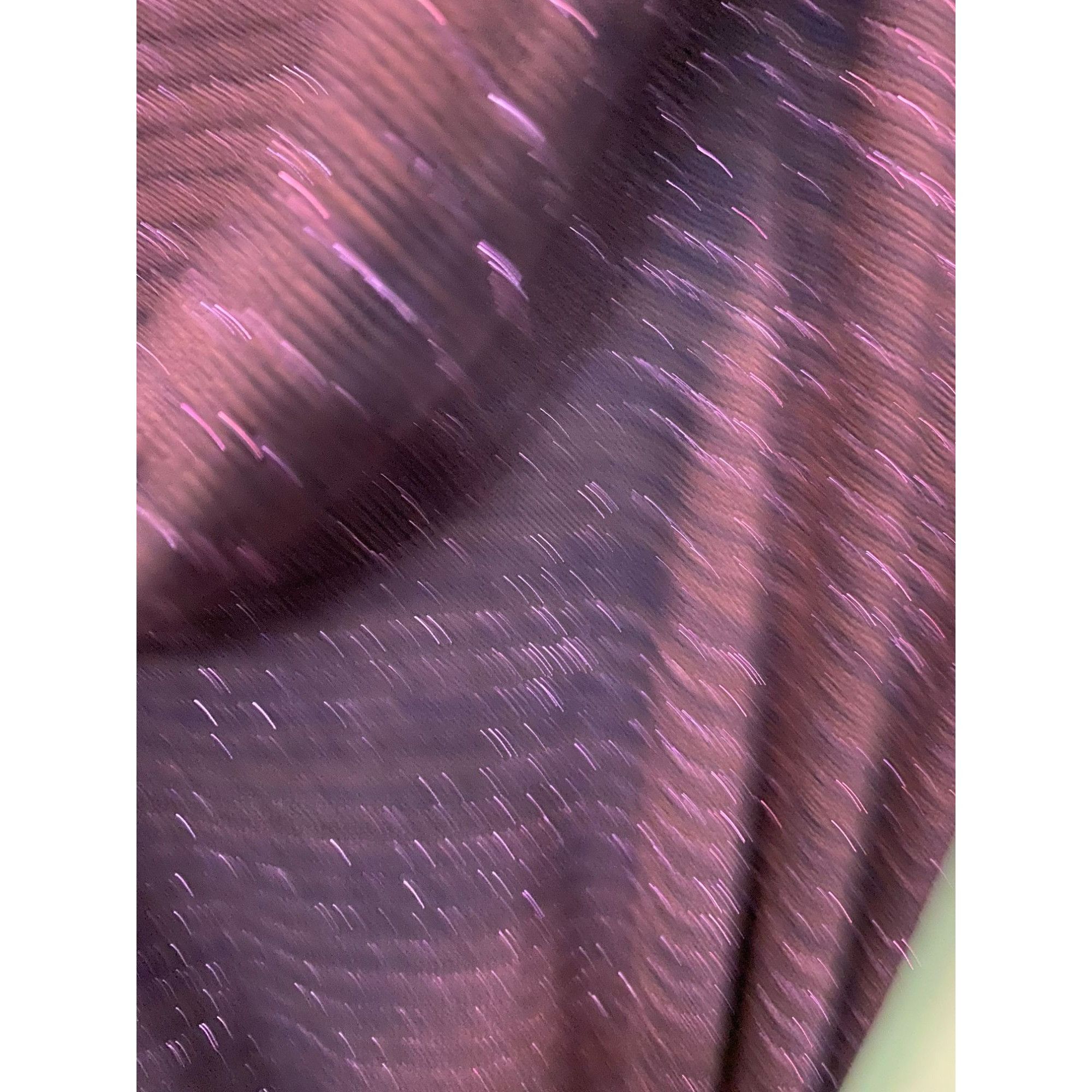 Other AGB Woman Plus Size 1X Purple with Metallic Thread Cowl Neck Size XL / US 12-14 / IT 48-50 - 4 Thumbnail