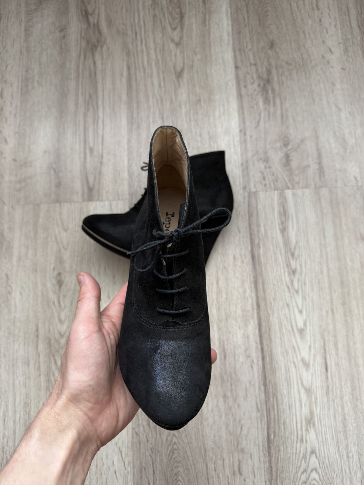 Repetto Repetto Heeled Lace Up Leather Ankle Boots EU37 Size US 7 / IT 37 - 11 Thumbnail