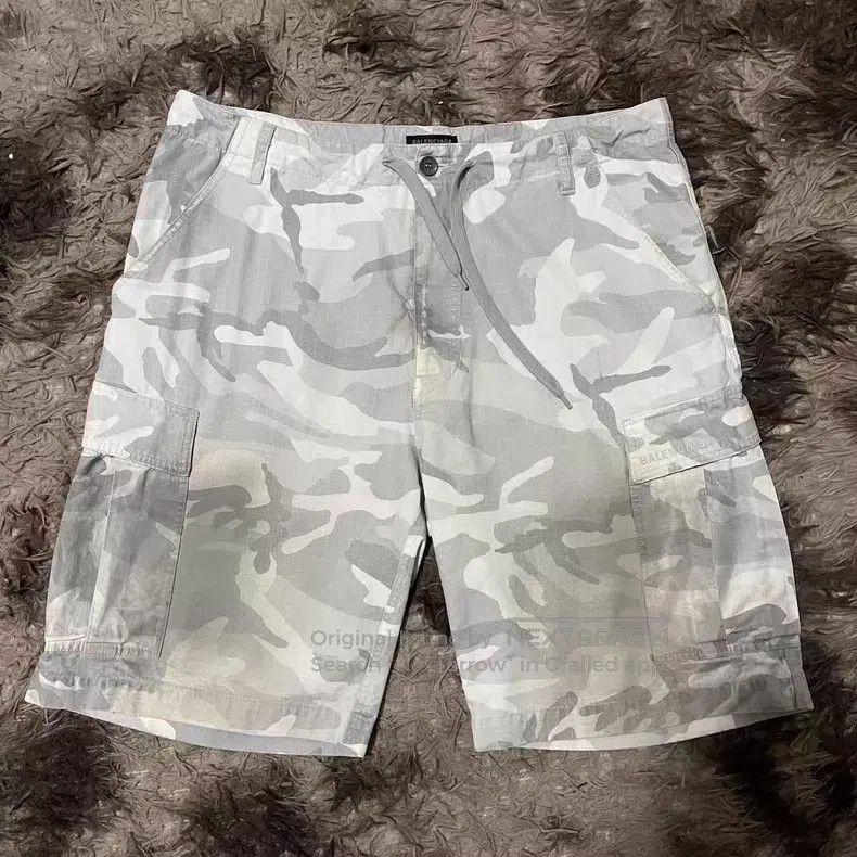 Balenciaga Balenciaga size XS Drawstring Workwear Shorts Size US 27 - 1 Thumbnail
