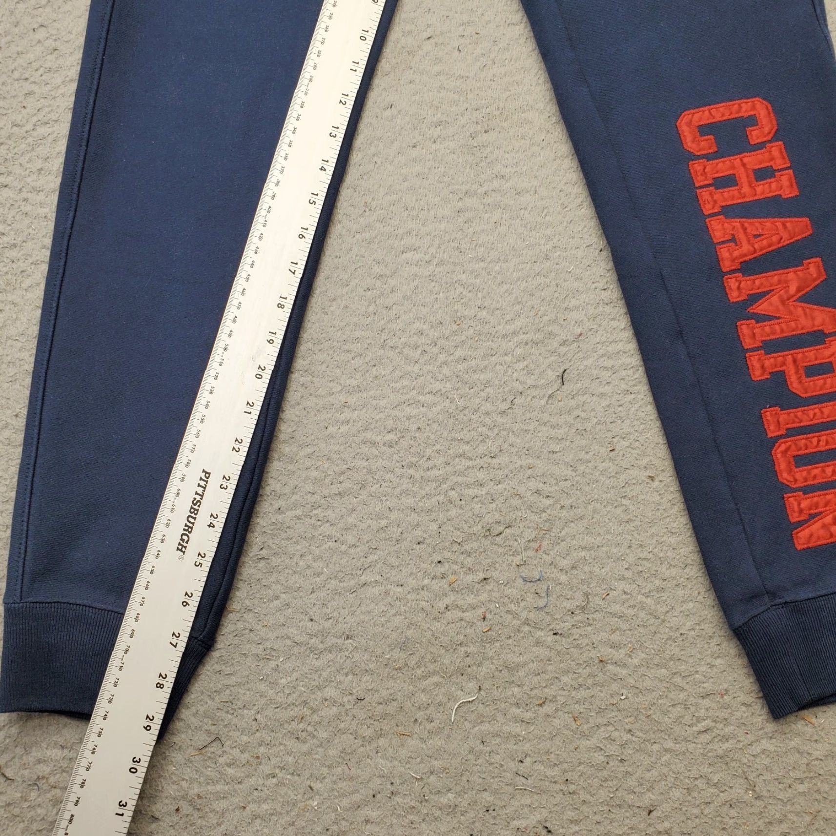 Champion Champion Reverse Weave Jogger Pants Women XS Blue Fleece Lined Comfort Waist Size 26" / US 2 / IT 38 - 5 Thumbnail