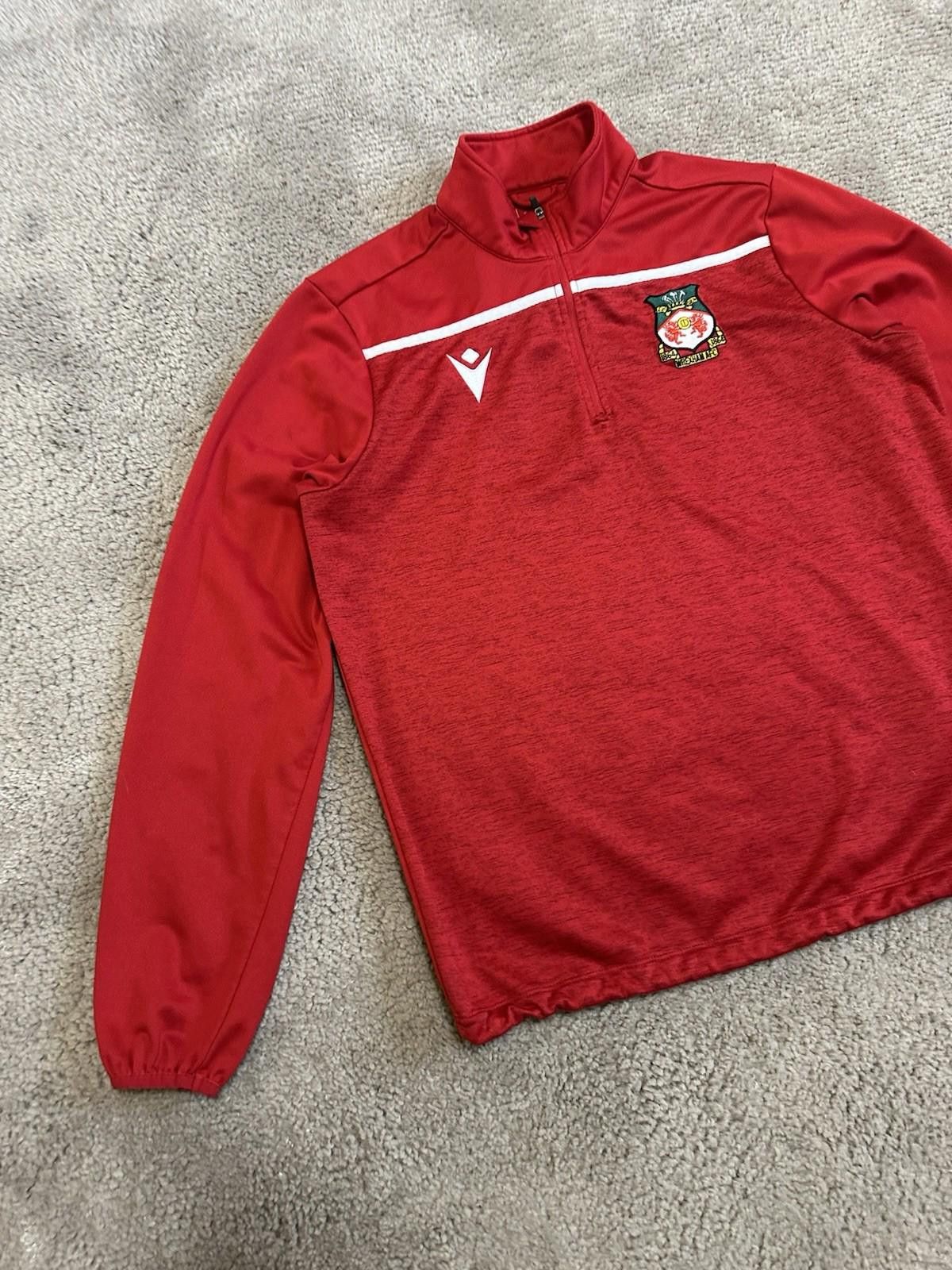 Macron WREXHAM 2020'S FOOTBALL TRAINING TOP JERSEY MACRON SIZE M Size US M / EU 48-50 / 2 - 2 Thumbnail