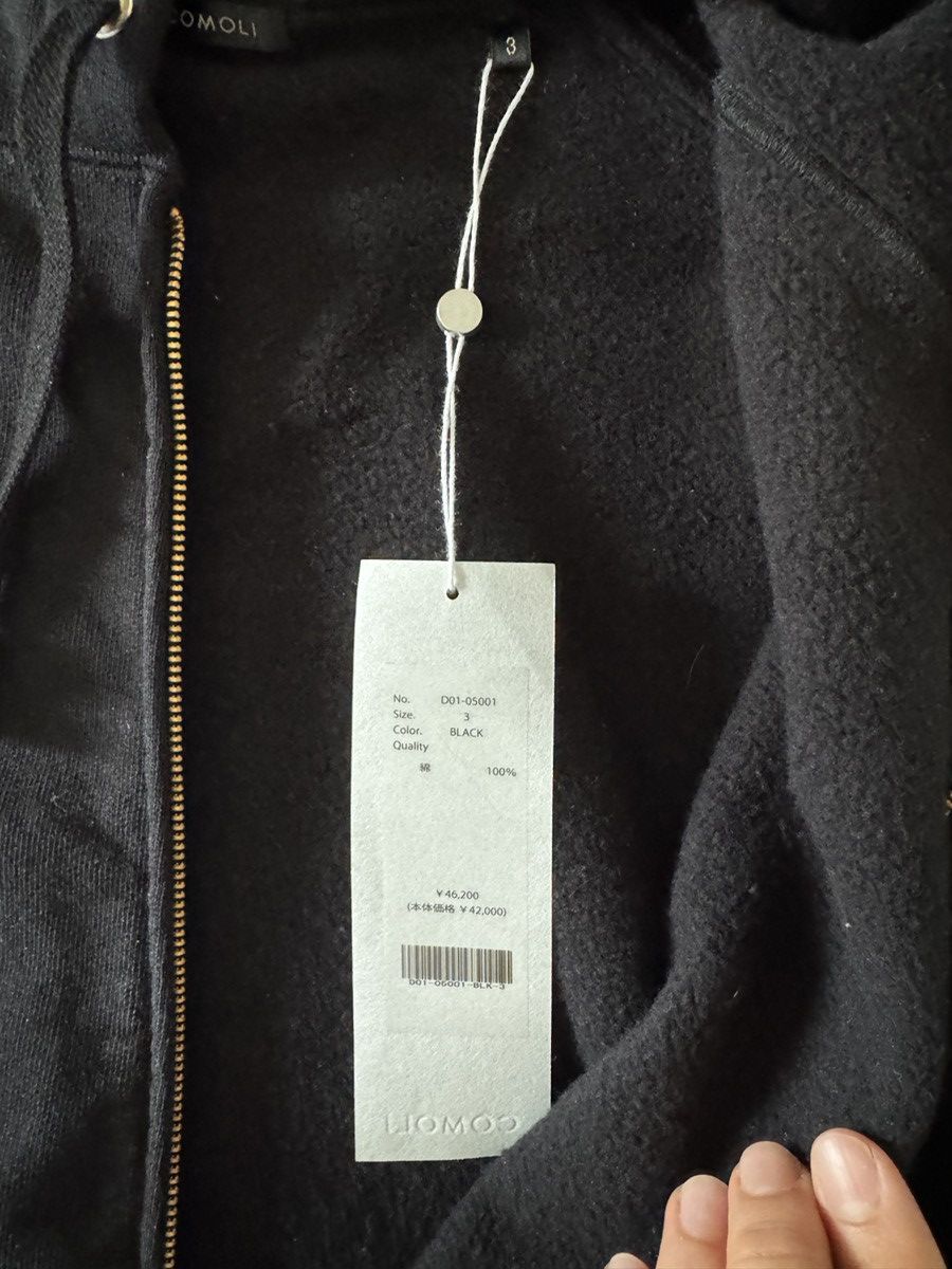 Comoli Comoli Black Zip Sweater Size 3 Size US L / EU 52-54 / 3 - 2 Thumbnail