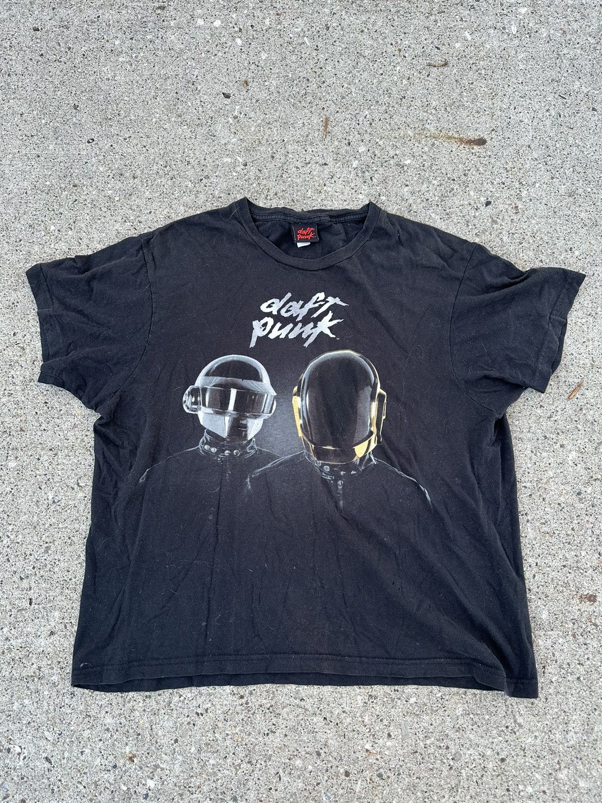 image of Vintage Official Daft Punk Random Access Memories Tee in Black, Men's (Size Large)