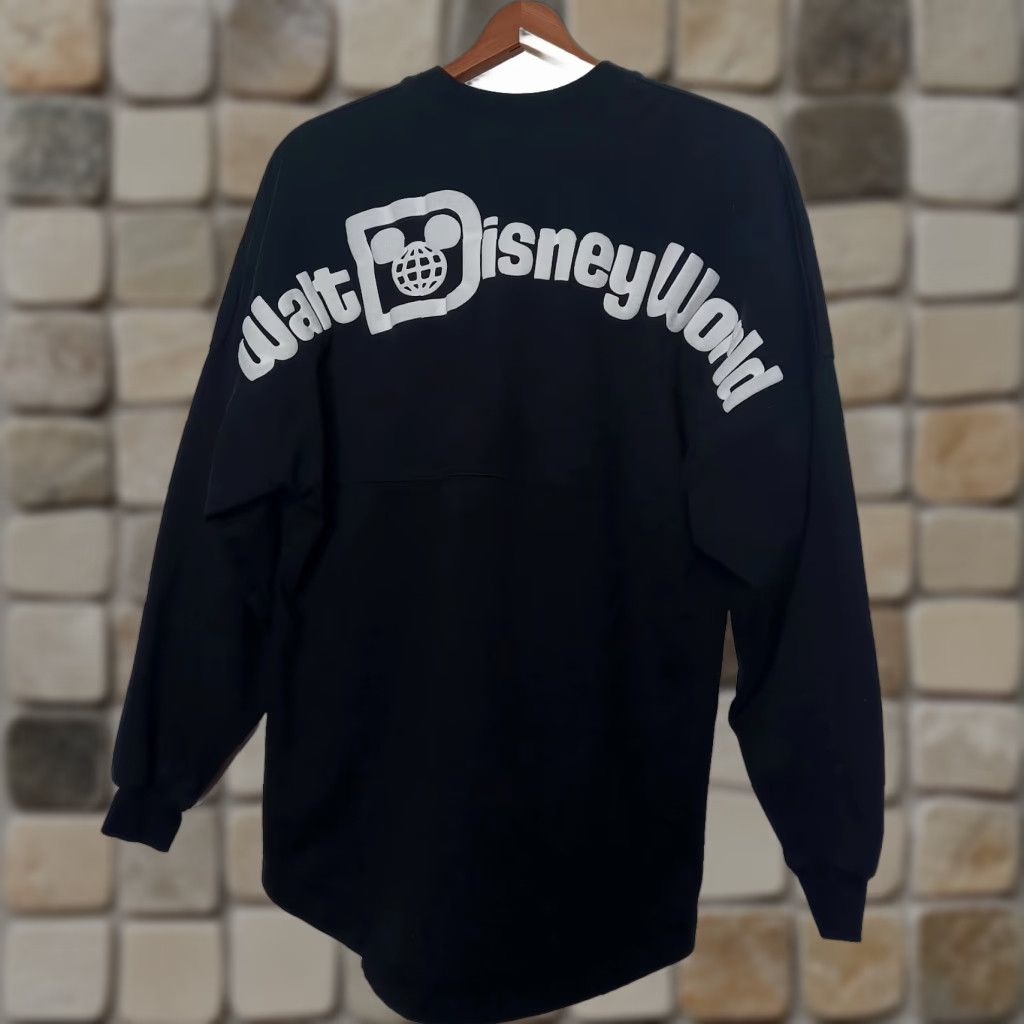 Disney Disney Parks Spirit Jersey Shirt Small Mickey Mouse Black Relaxed Long Sleeve Size S / US 4 / IT 40 - 1 Thumbnail