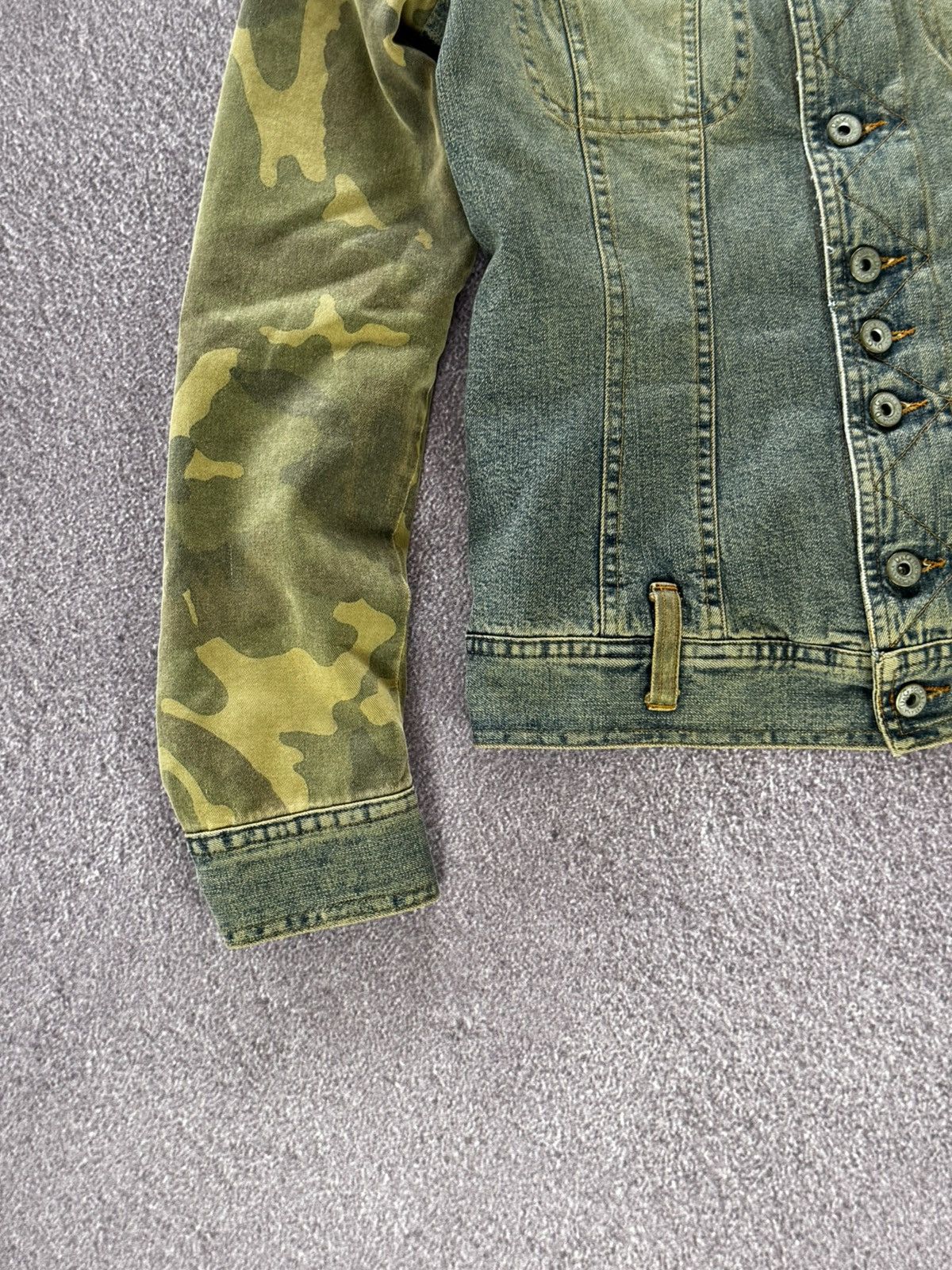 Dolce & Gabbana D&G Dolce & Gabbana 00s Archival Camo Denim Jacket Size XS / US 0-2 / IT 36-38 - 6 Thumbnail