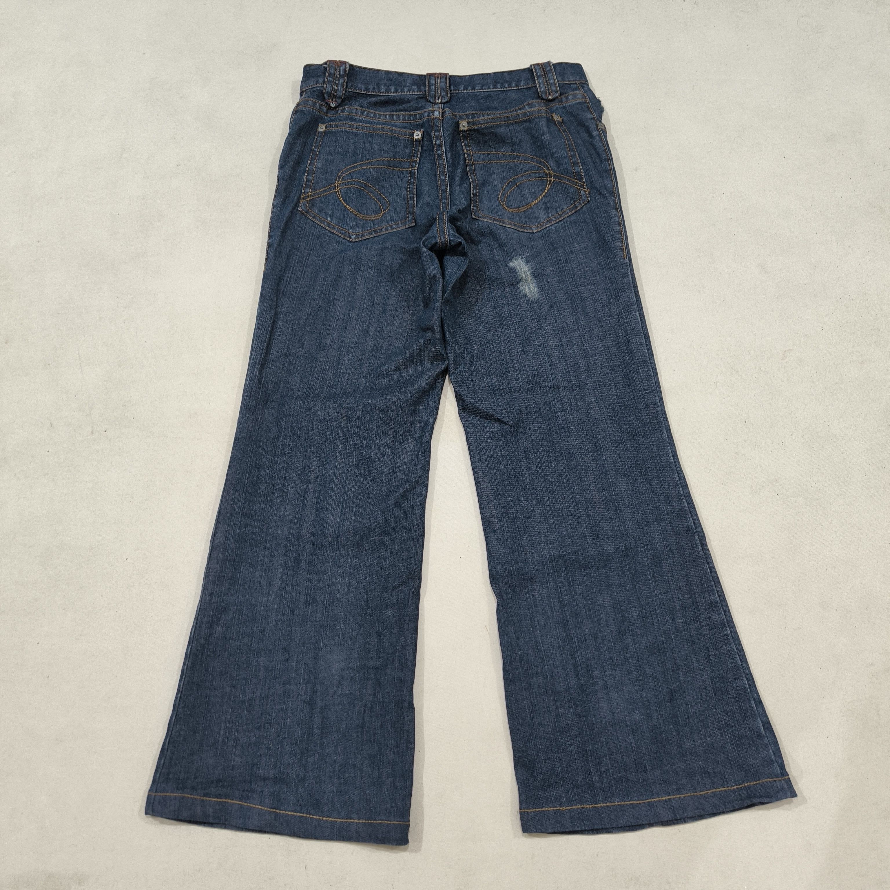 If Six Was Nine × Japanese Brand × Le Grande Bleu (L.G.B.) Big sized bootcut jeans / japanese baggy style Size US 32 / EU 48 - 2 Thumbnail