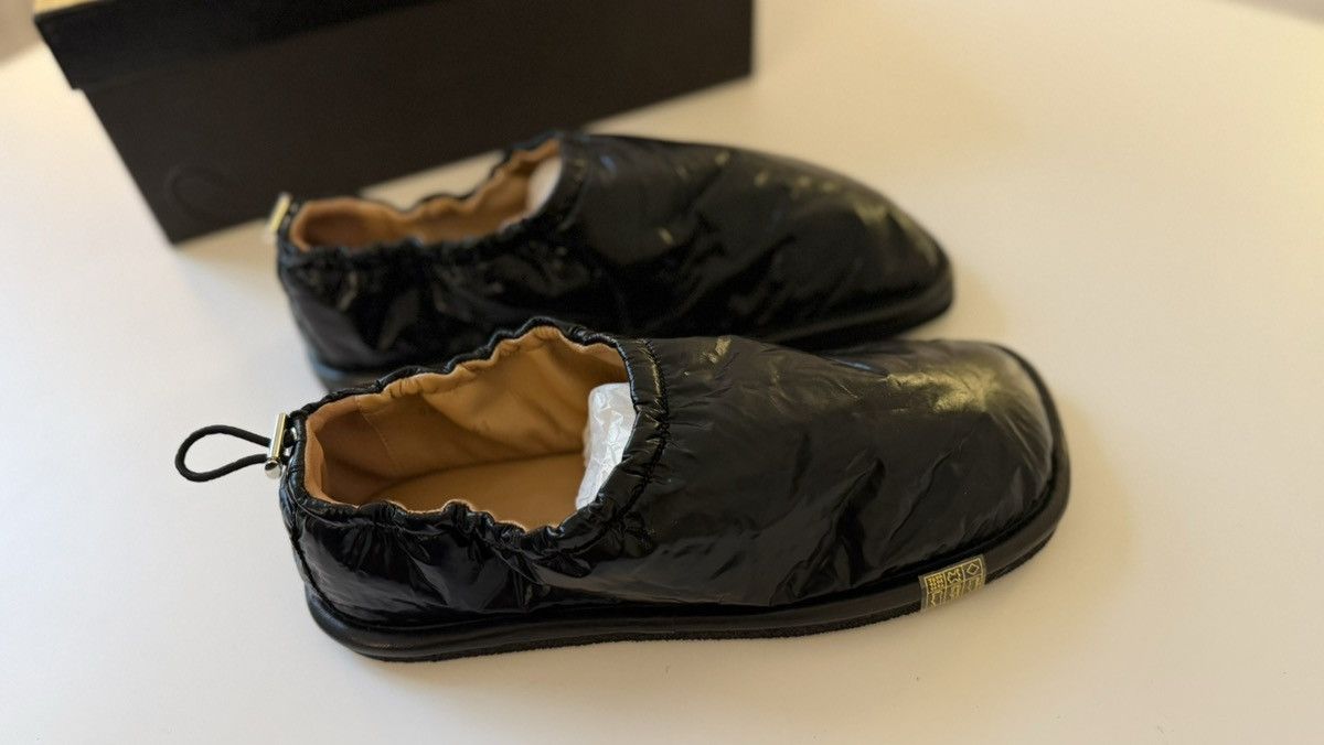 Dries Van Noten Drawstring Cinched Slipper In Qu604 Black900 Size US 8.5 / EU 41-42 - 2 Thumbnail