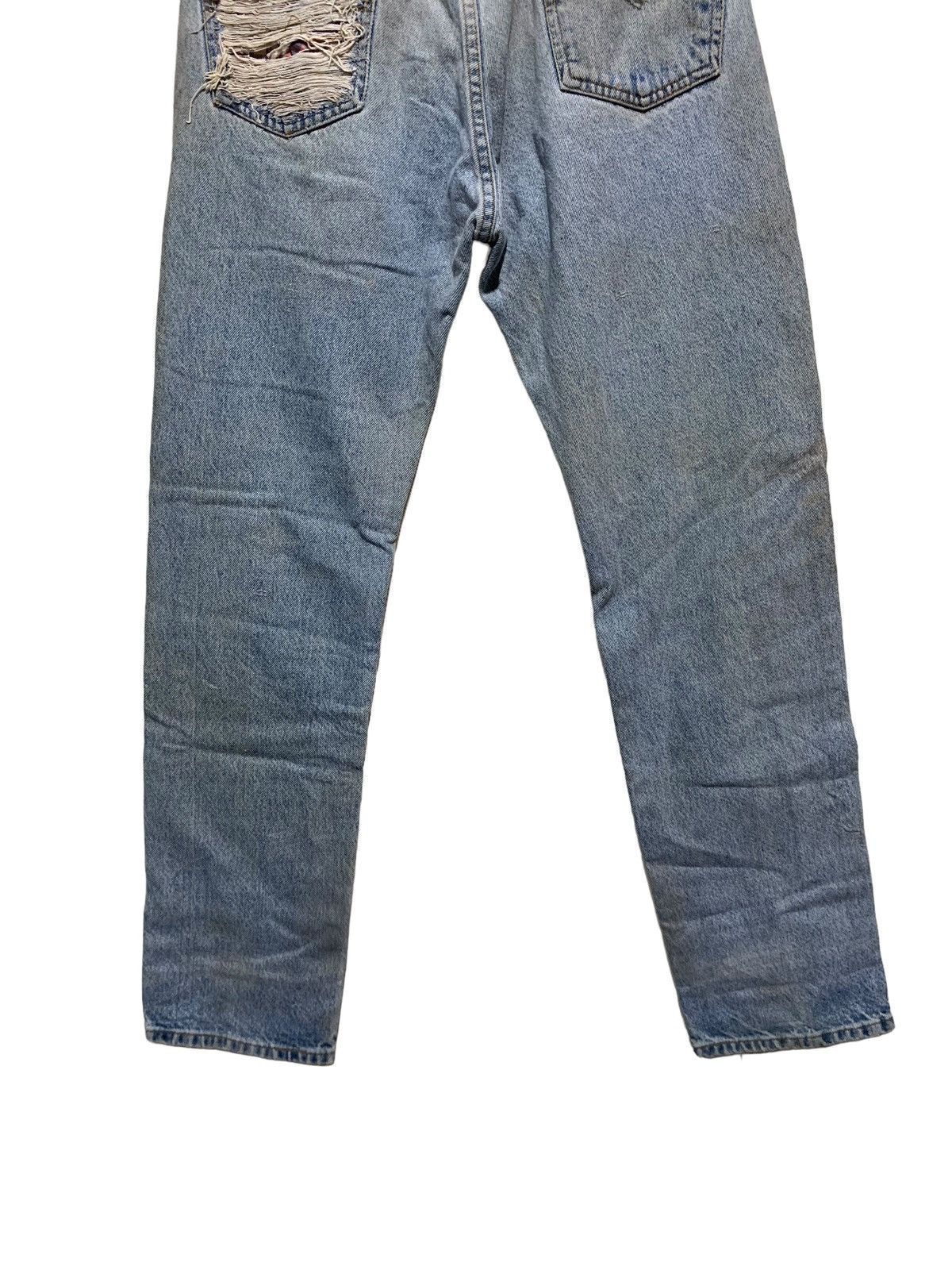 Levi's 🔥VTG LEVIS ORANGE TAB PATCHWORK&DISTRESSED JEANS Size US 30 / EU 46 - 6 Thumbnail