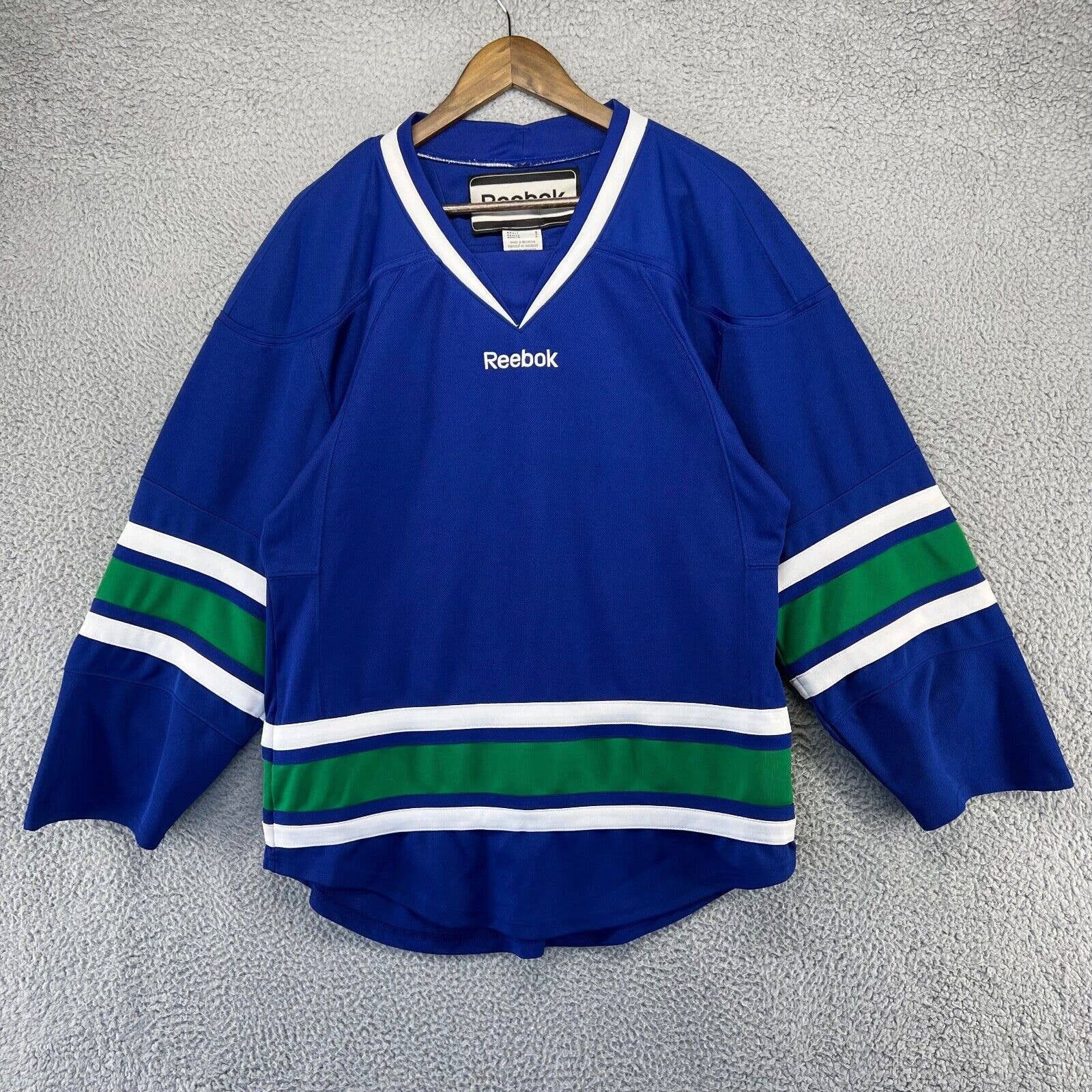 Blank Vintage Vancouver Canucks Hockey Jerseys