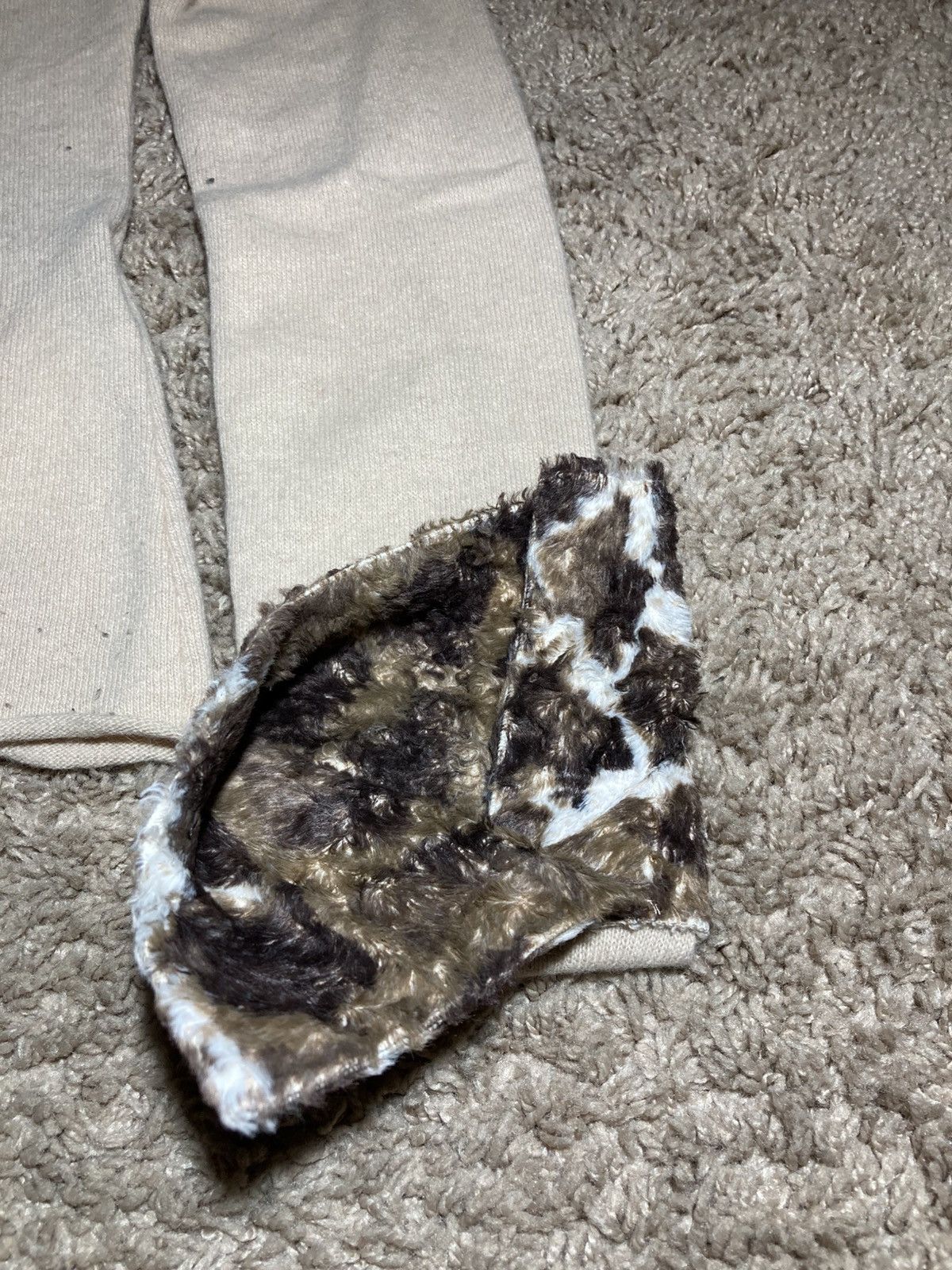 Japanese Brand 90s Jean Colonna Leopard Collar Wool Polo Italy Faux Fur Tan Size US S / EU 44-46 / 1 - 3 Thumbnail