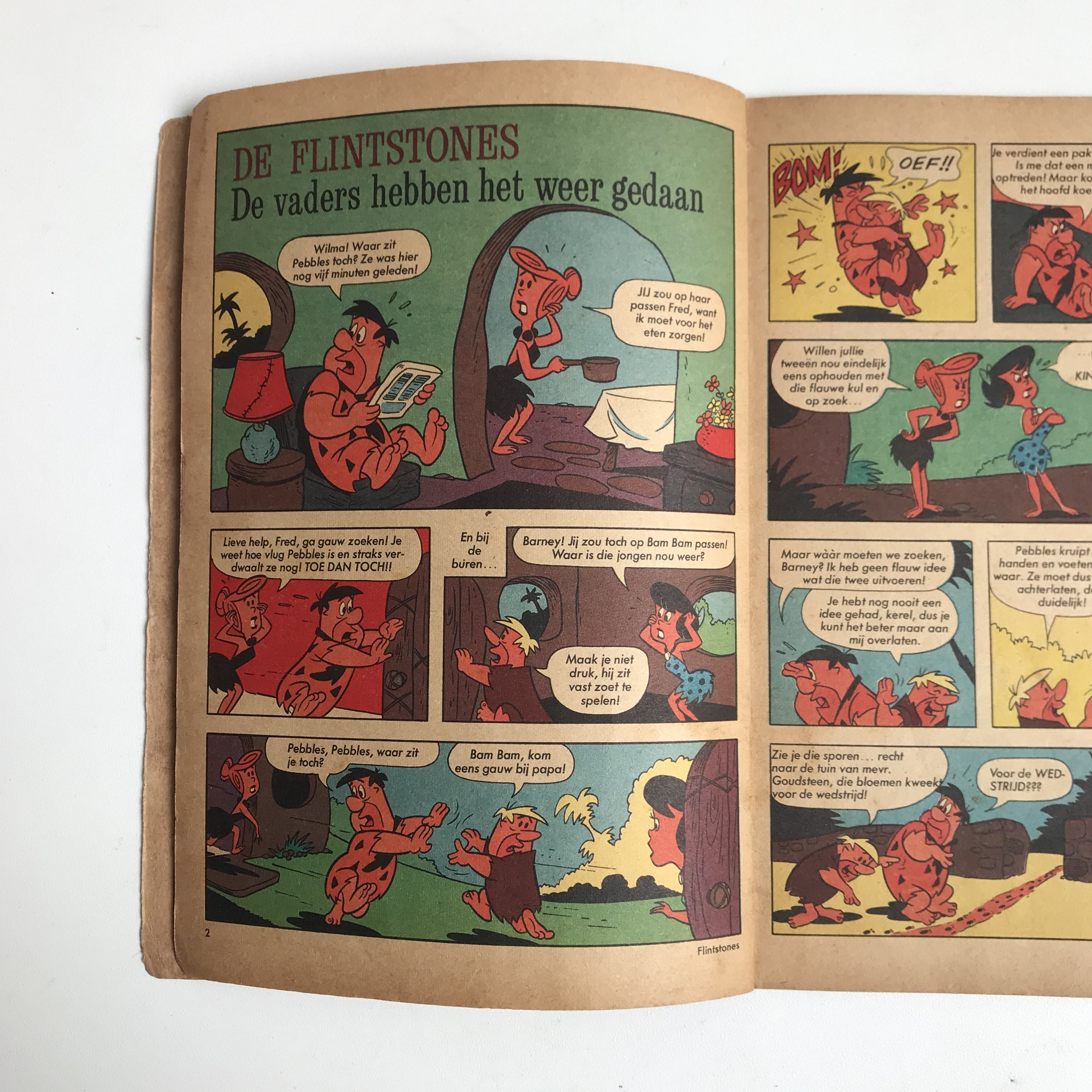 Vintage Vintage Hanna Barbera DE FLINTSTONES EN ANDERE VERHALEN Size ONE SIZE - 6 Thumbnail