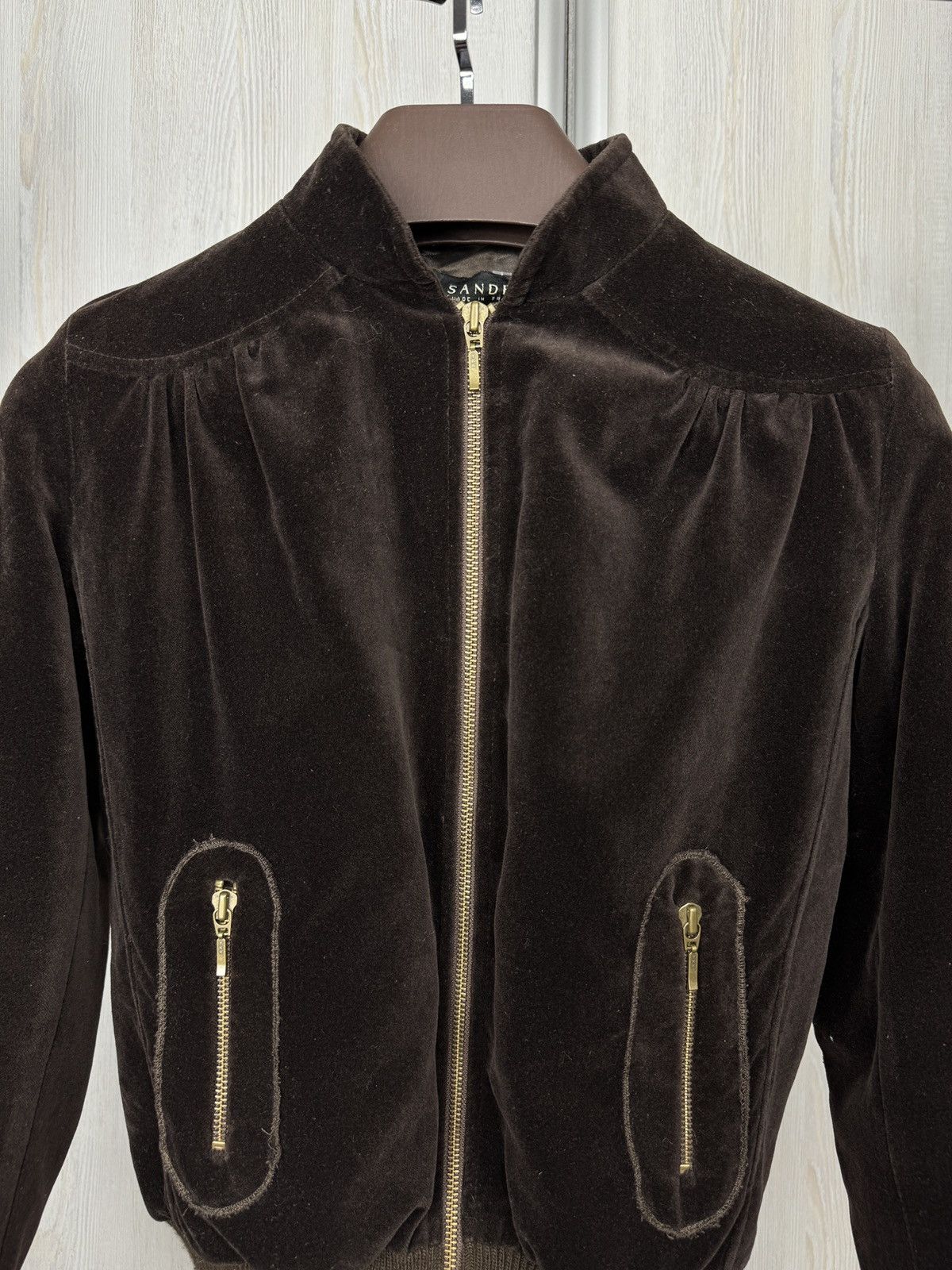 Sandro Sandro vintage made in France velour dandy bomber jacket Size S / US 4 / IT 40 - 3 Thumbnail