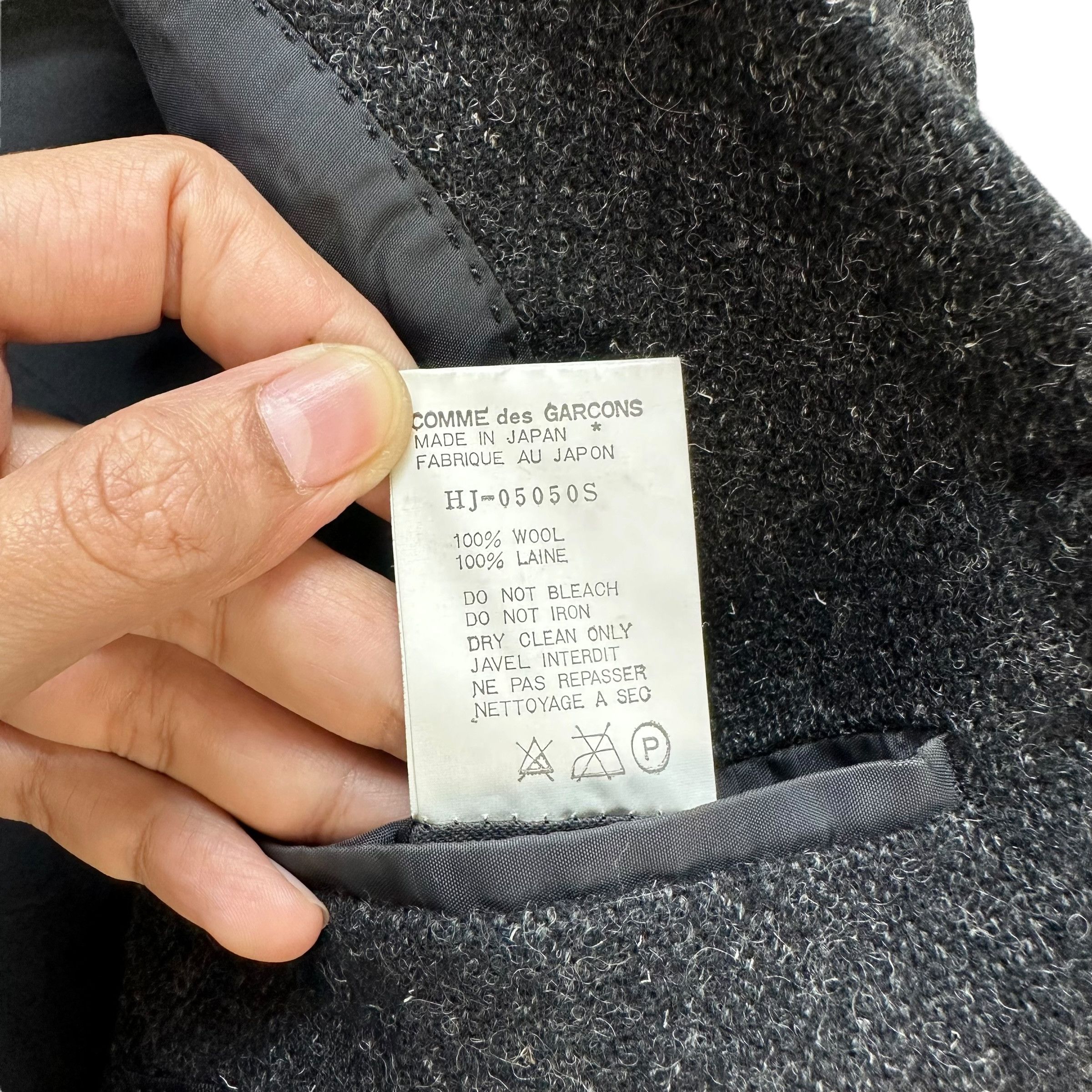 Comme des Garcons Homme Comme des Garcons Homme Wool Suit Jacket Blazer #A16-0393 Size US S / EU 44-46 / 1 - 9 Thumbnail