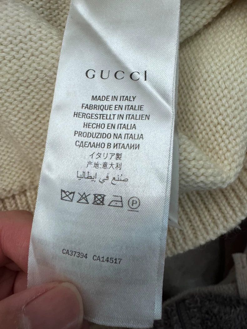 Gucci Gucci V-neck logo long-sleeved sweater 2501-Nextarrow Size US XS / EU 42 / 0 - 5 Thumbnail