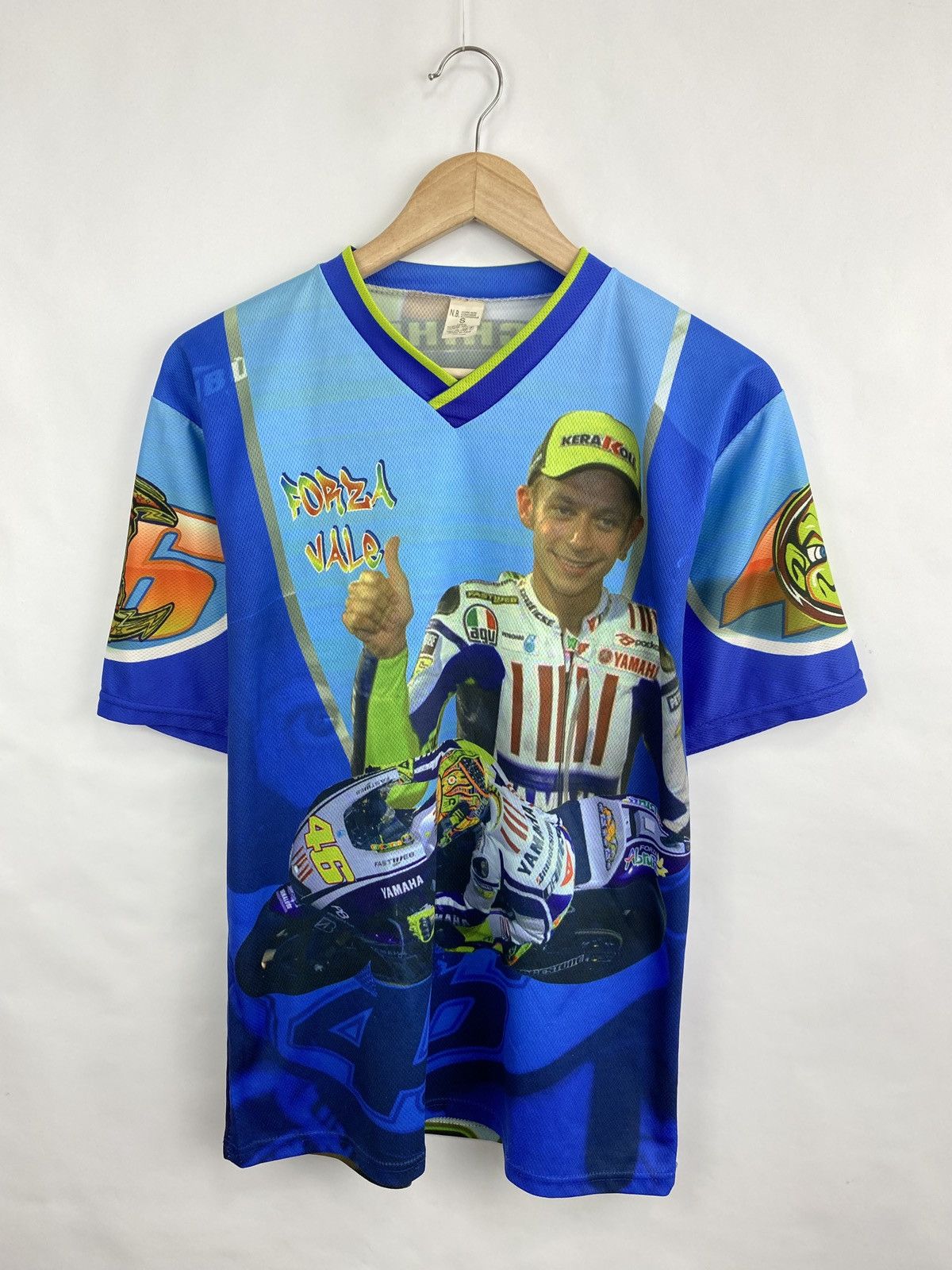 Formula 1 Vintage 90s Valentino Rossi Bootleg Fan Jersey T-Shirt Rare Size US M / EU 48-50 / 2 - 3 Thumbnail