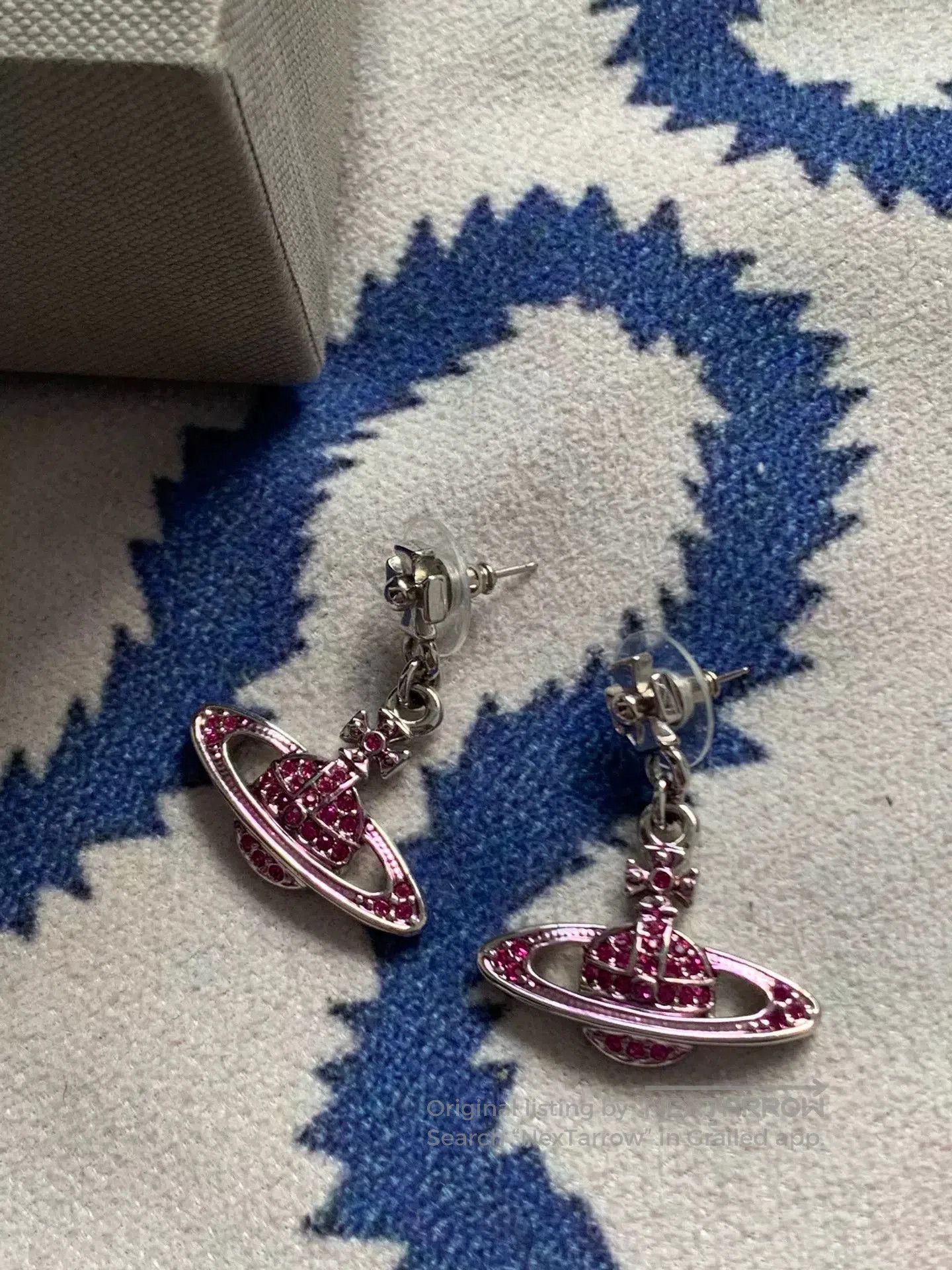 Vivienne Westwood rare vivienne westwood pink saturn earrings. Size ONE SIZE - 3 Thumbnail