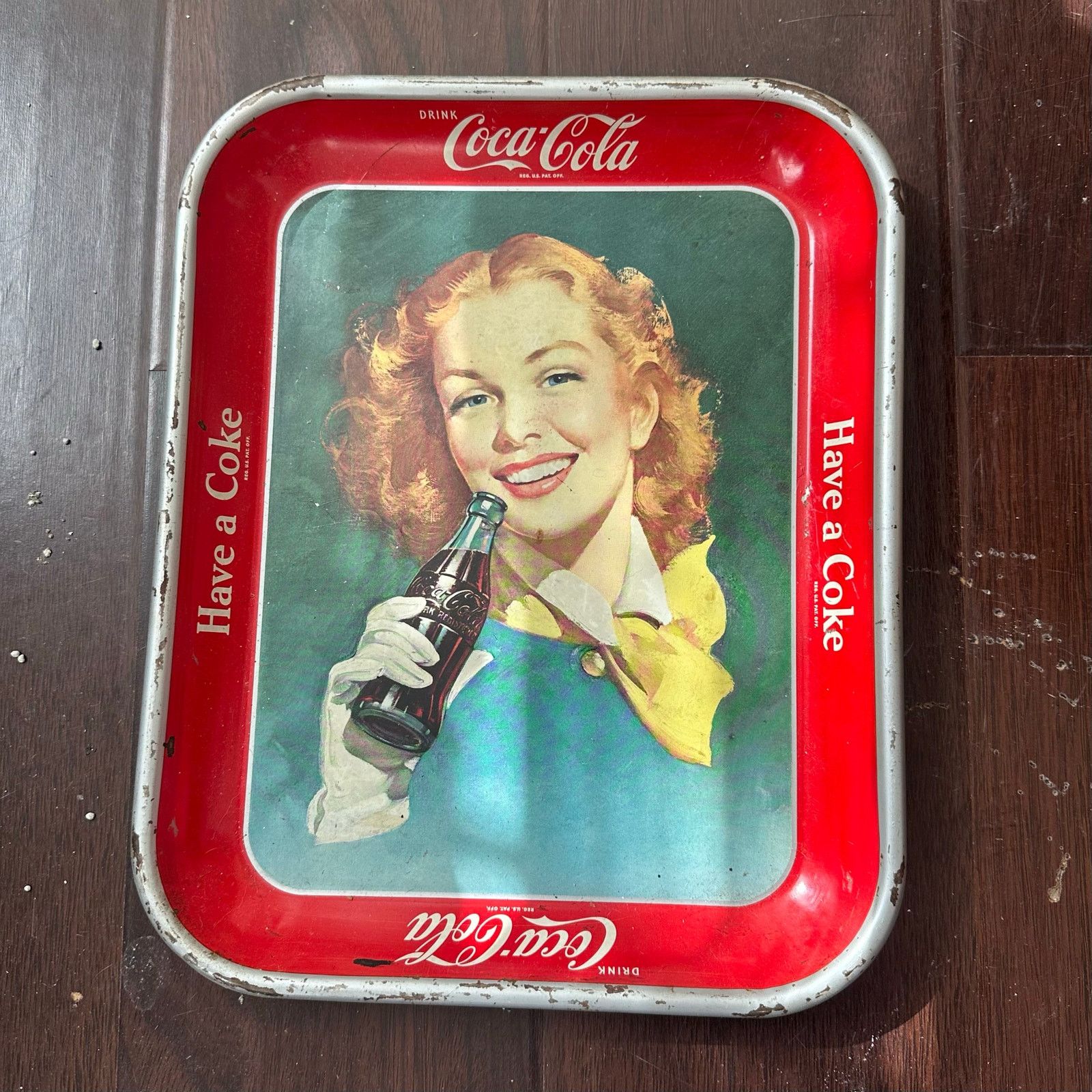 Coca Cola Have a coke 1940s Coca Cola tray 10.5x13.25 Size ONE SIZE - 1 Preview