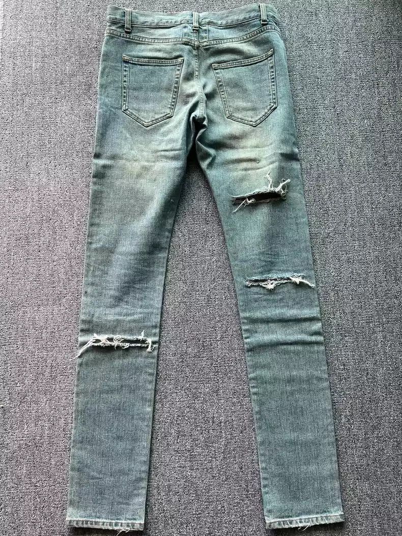 Saint Laurent Paris Saint Laurent Paris 15ss washed light blue four cut jeans-2 Size US 30 / EU 46 - 2 Thumbnail