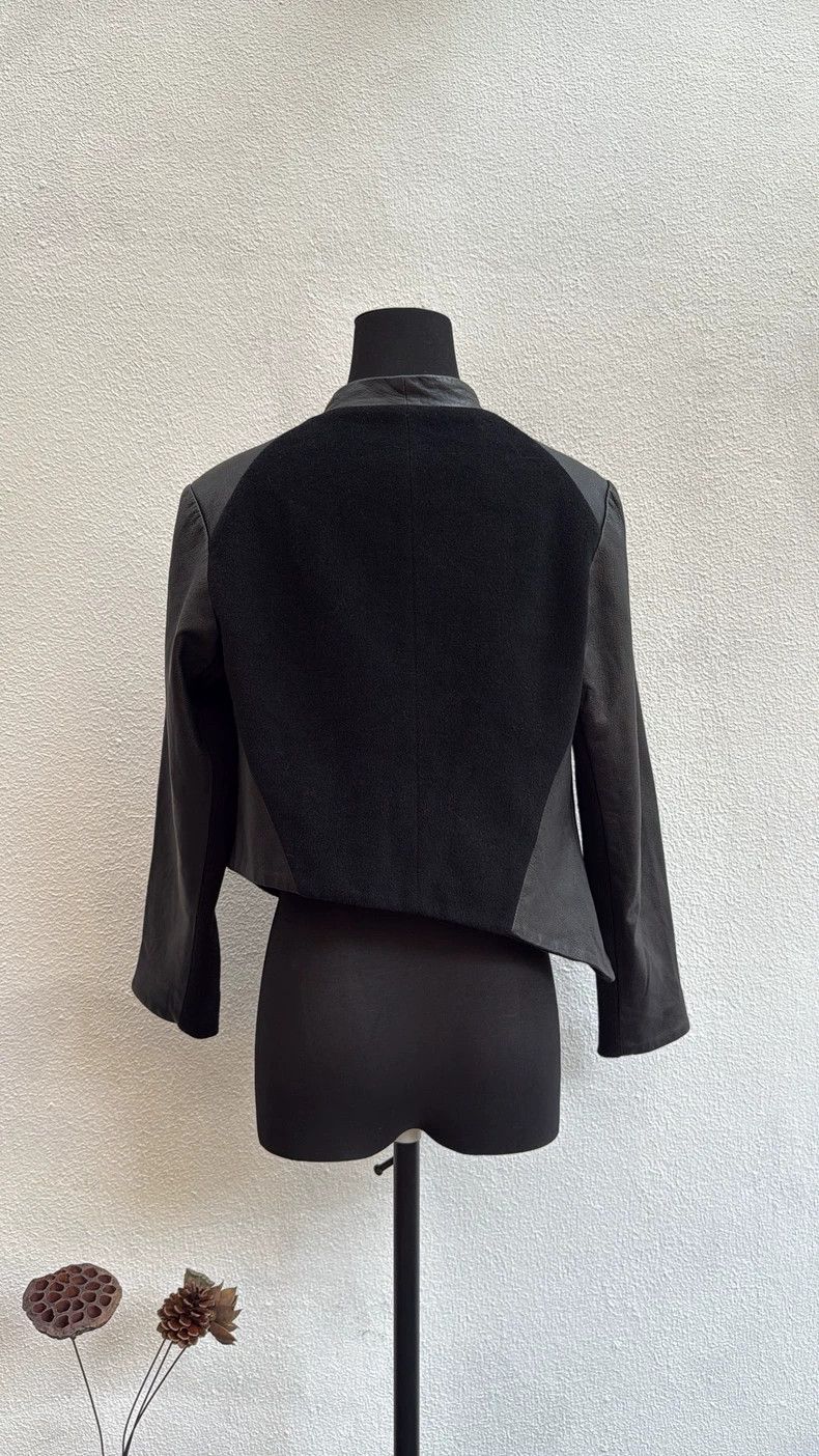 Helmut Lang HELMUT LANG Motorcycle leather jacket patch coat Size M / US 6-8 / IT 42-44 - 1 Thumbnail