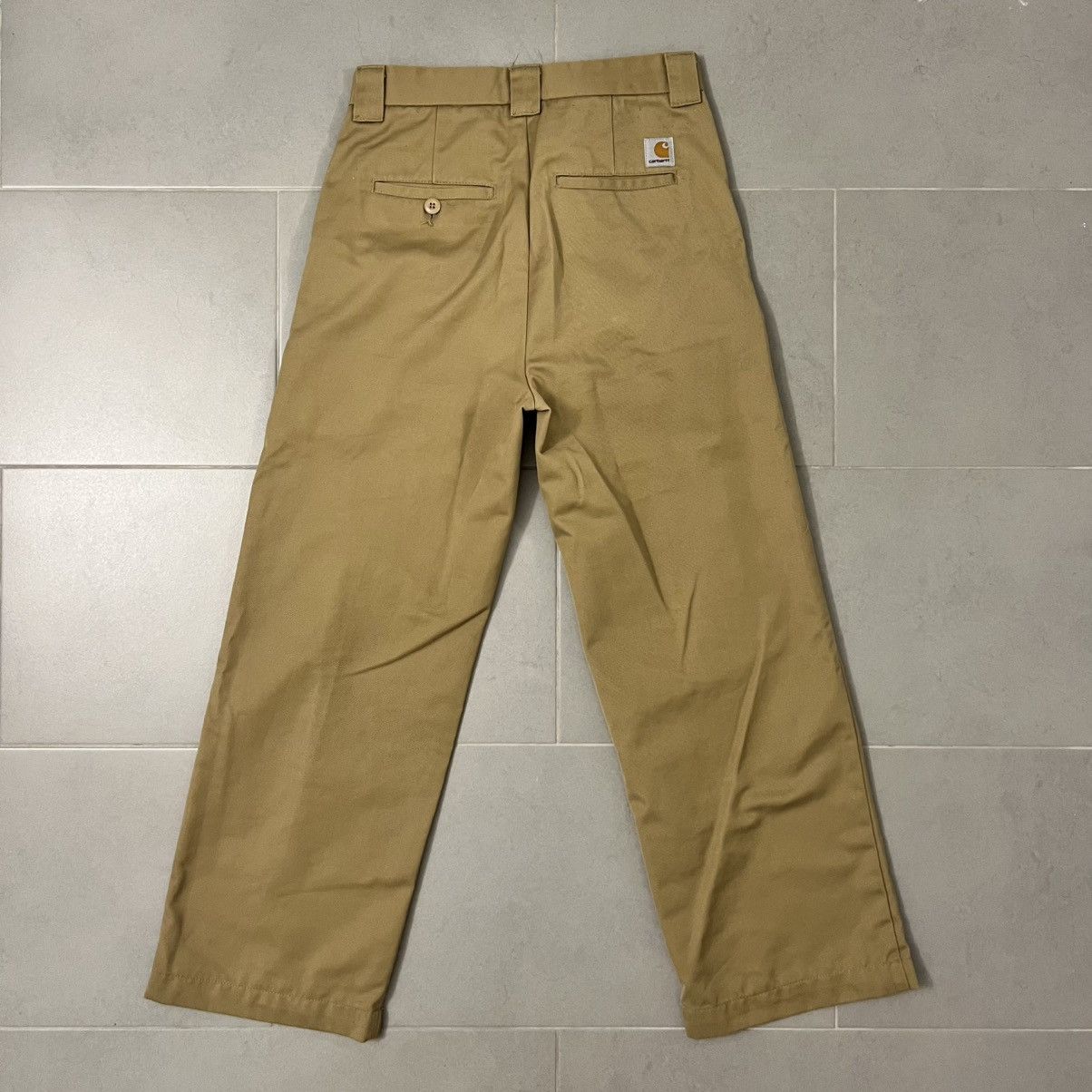 Carhartt Wip Carhartt Wip Brooker Wide Leg Chino Trouser Pant Khaki Rigid Size US 28 / EU 44 - 2 Thumbnail