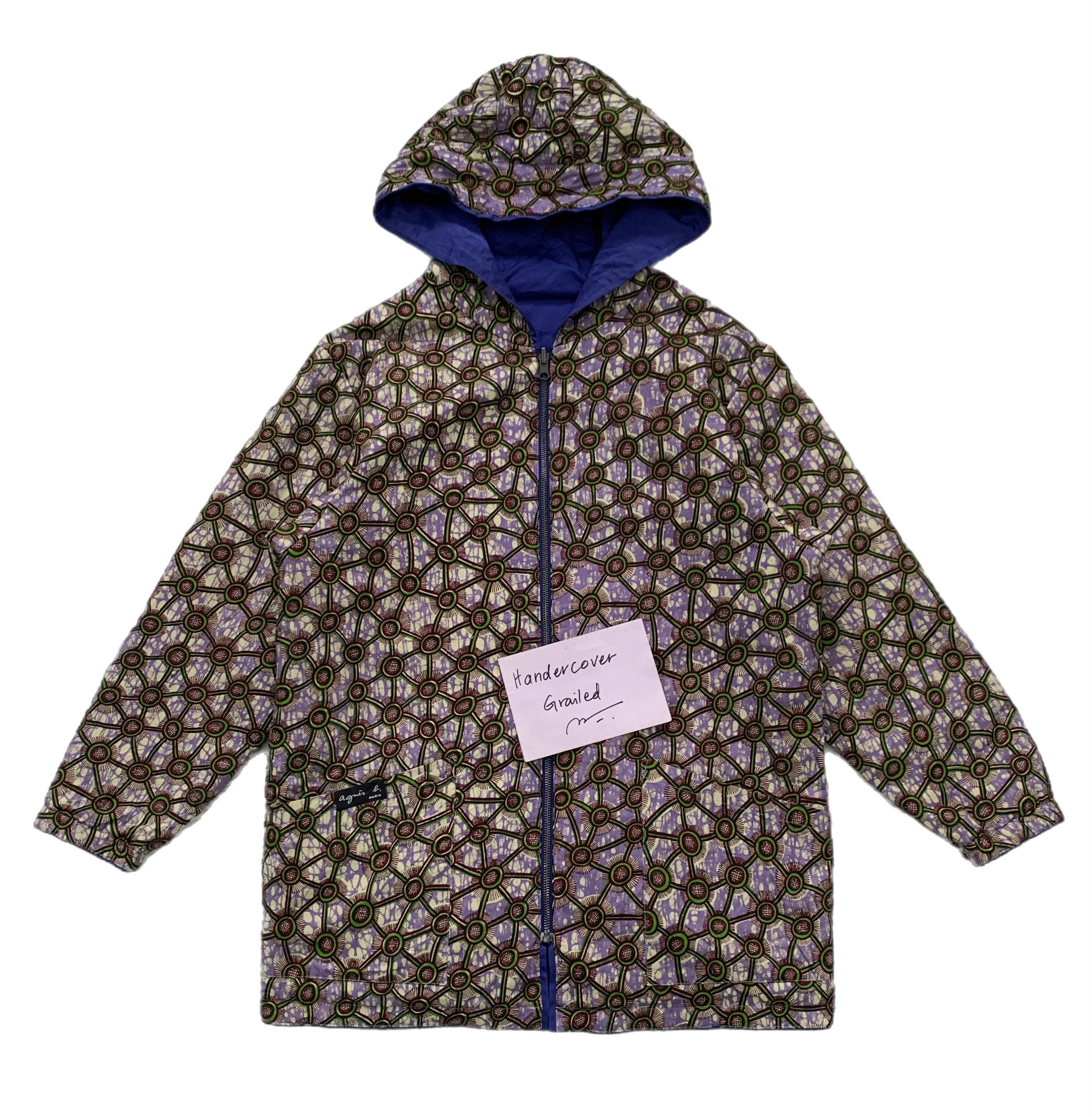 agnes b. Art Printed Agnes B Reversible Jacket Hoodie Size US S / EU 44-46 / 1 - 1 Thumbnail
