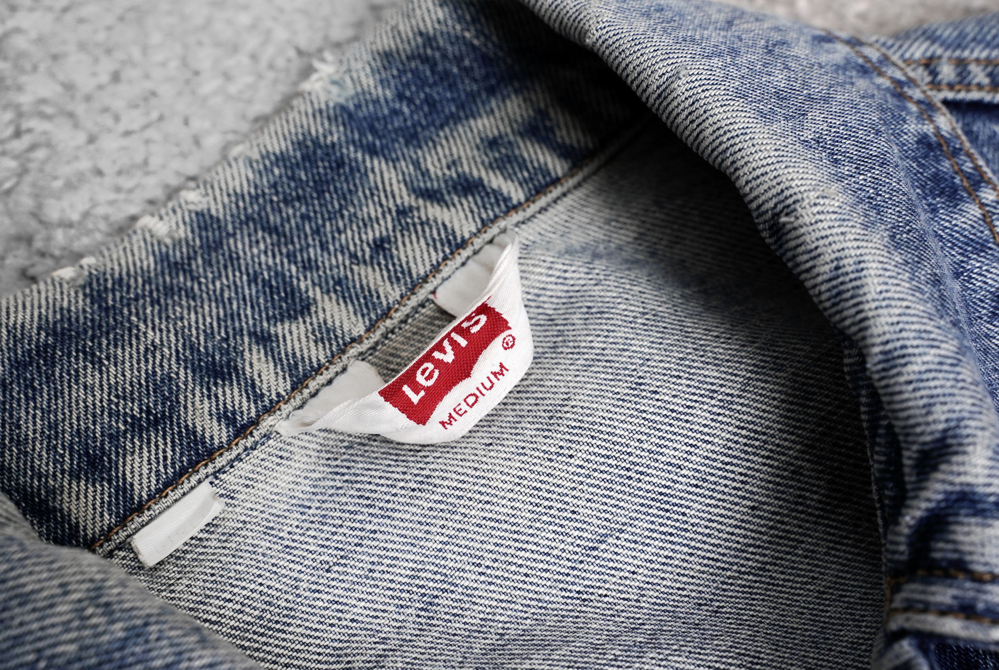 Levi's Vintage Clothing Levi’s Orange Tab Denim Jacket Made in Italy Vintage 1997 Size M / US 6-8 / IT 42-44 - 6 Thumbnail