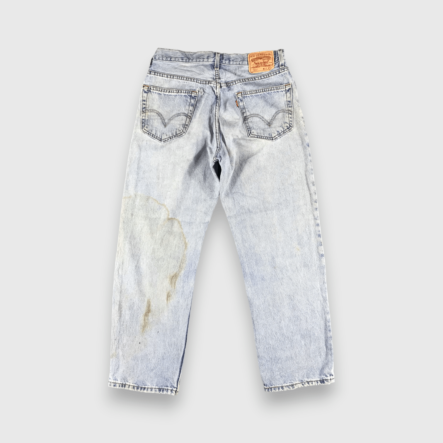 Levi's Vintage Blue Wash Levis 550 Jeans-J2358 Size US 32 / EU 48 - 2 Thumbnail