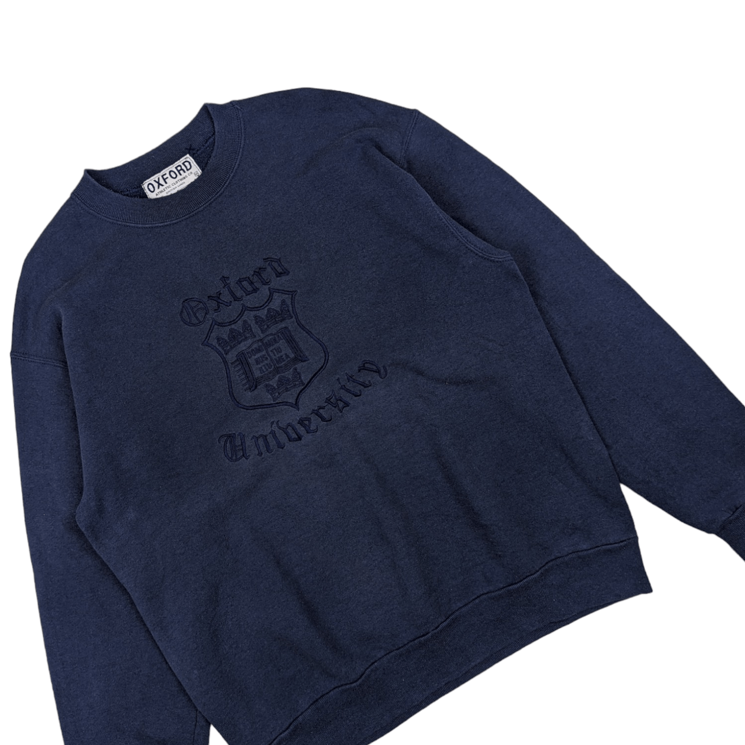 Vintage Vintage 90's OXFORD University Jumper Sweatshirt Size US M / EU 48-50 / 2 - 3 Thumbnail