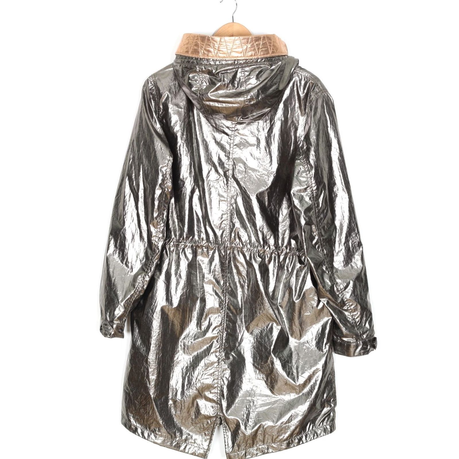 Maison Scotch MAISON SCOTCH SCOTCH & SODA Shiny Hooded Parka Jacket Women 3 MJ5723 Green Regular Long Sleeve Zip Adult Women Size XS / US 0-2 / IT 36-38 - 3 Thumbnail