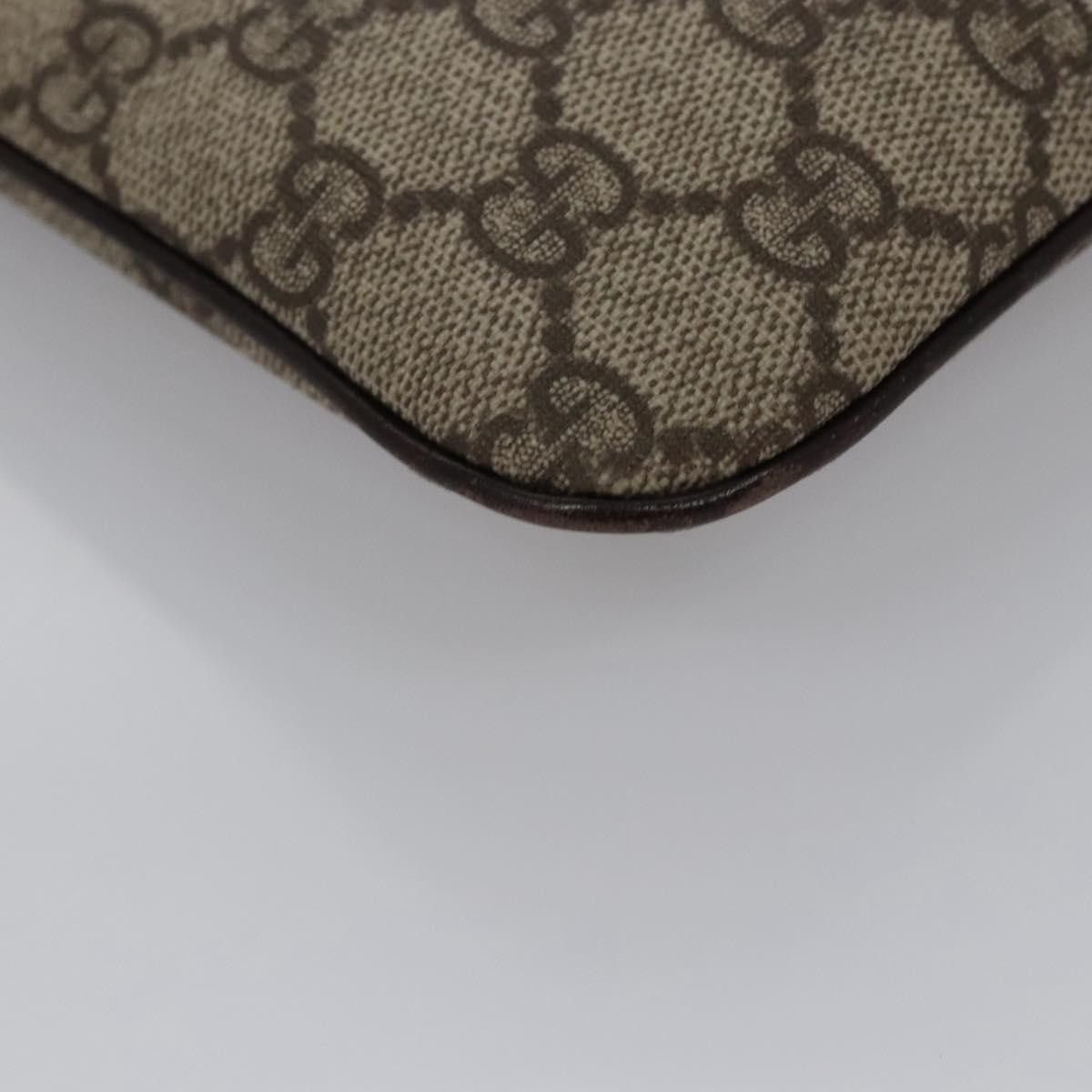 Gucci GUCCI GG Supreme Hand Bag Pvc Leather Beige Silver Size ONE SIZE - 10 Thumbnail