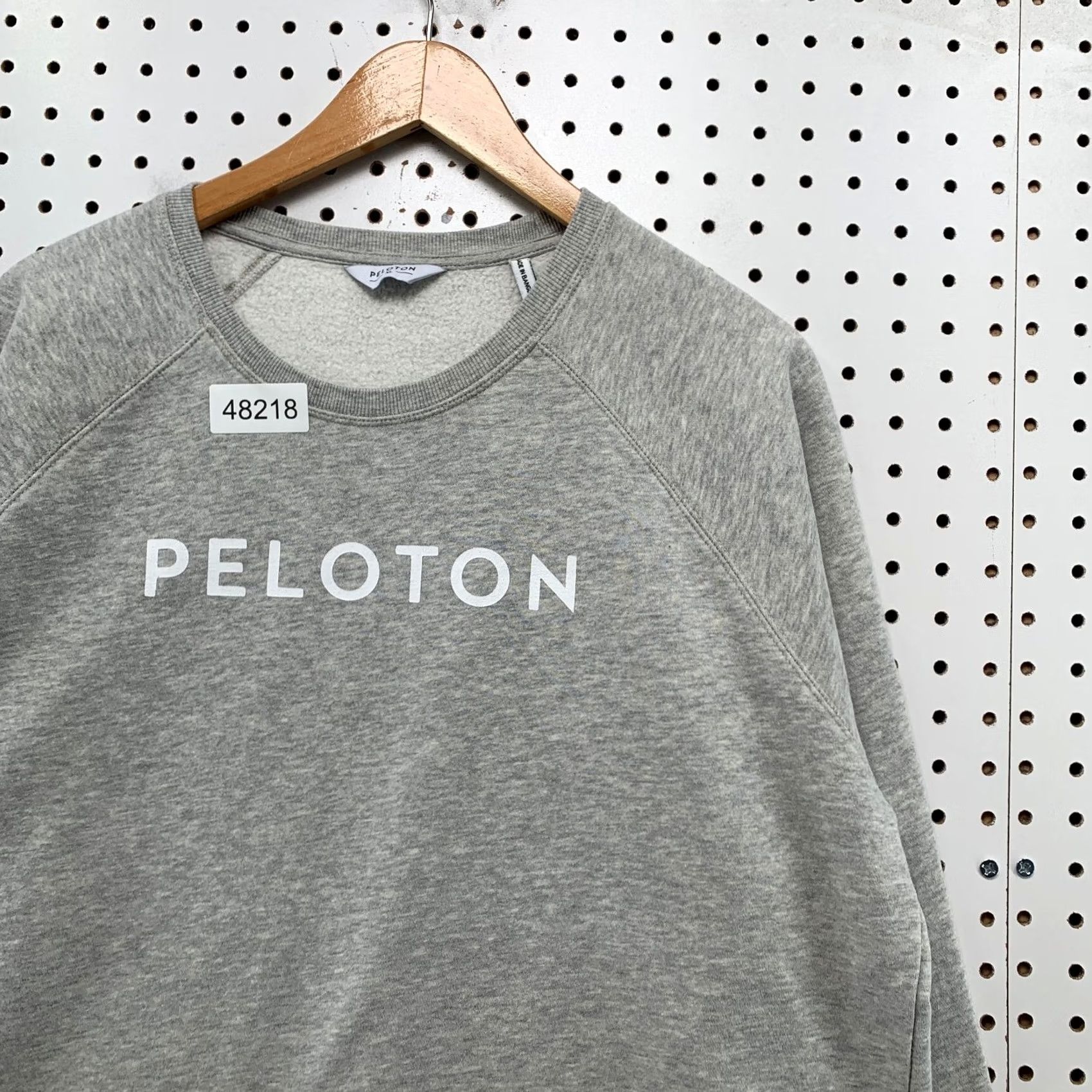 Vintage Peloton Sweatshirt Mens XL Gray Crewneck Fleece Pullover Workout Train Size US XL / EU 56 / 4 - 7 Thumbnail