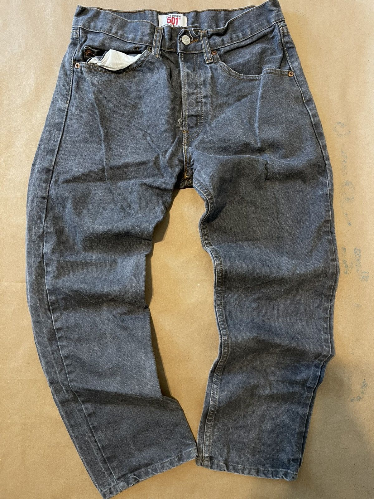 Levi's Vintage Clothing GRAY VINTAGE LEVIS 501 30x32 Size US 30 / EU 46 - 1 Preview