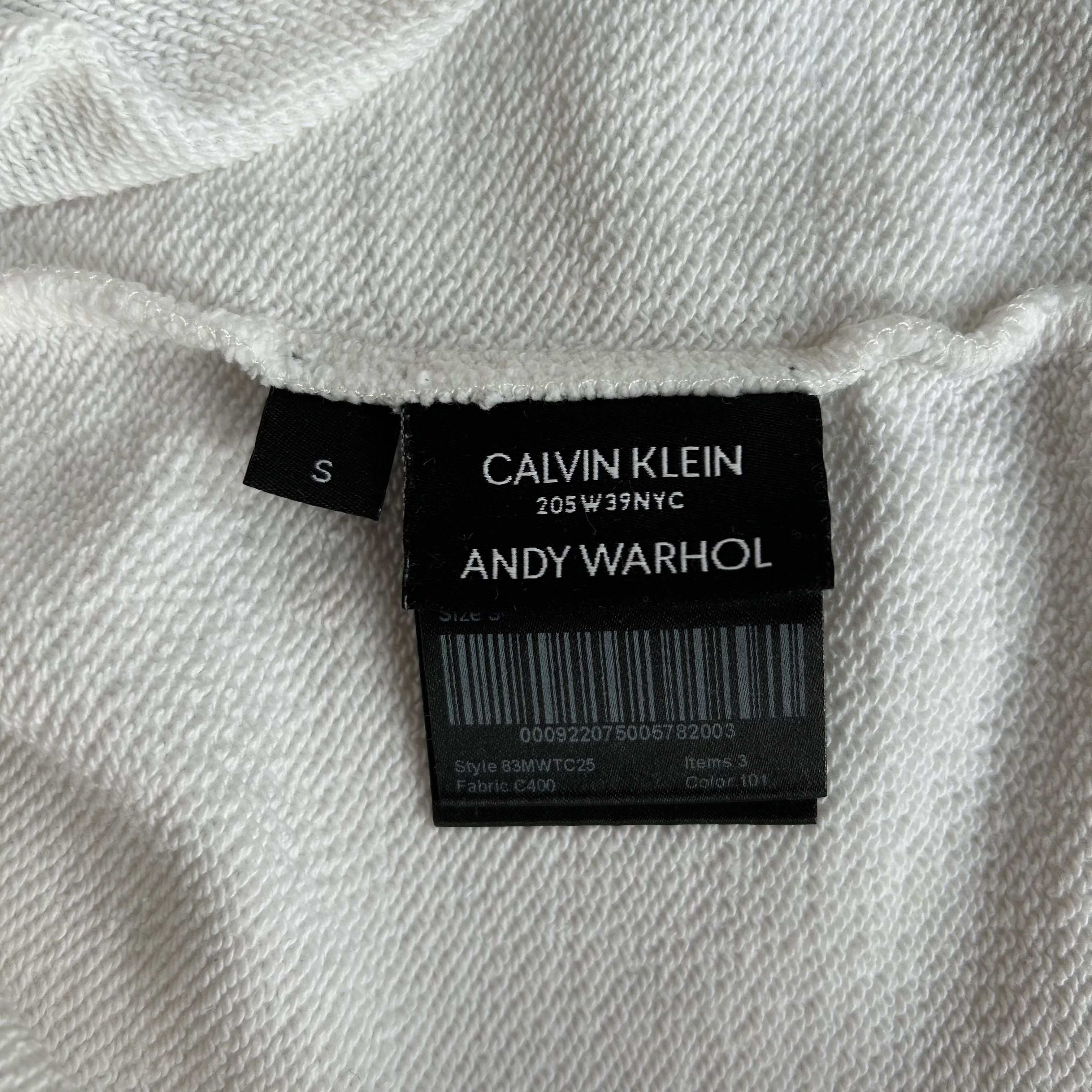 Calvin Klein 205W39NYC Calvin Klein 205w39nyc White Andy Warhol Crewneck Sweater Size US S / EU 44-46 / 1 - 9 Thumbnail