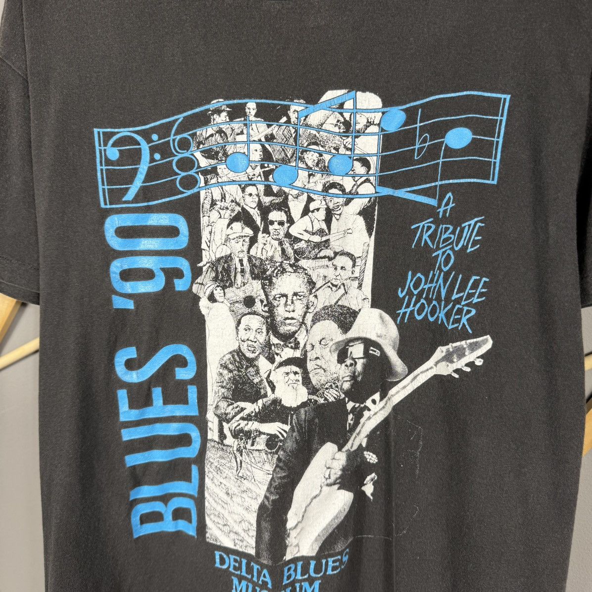 Band Tees × Vintage Vintage 1990 John Lee Hooker Delta Blues Band T-shirt Size US XL / EU 56 / 4 - 6 Thumbnail