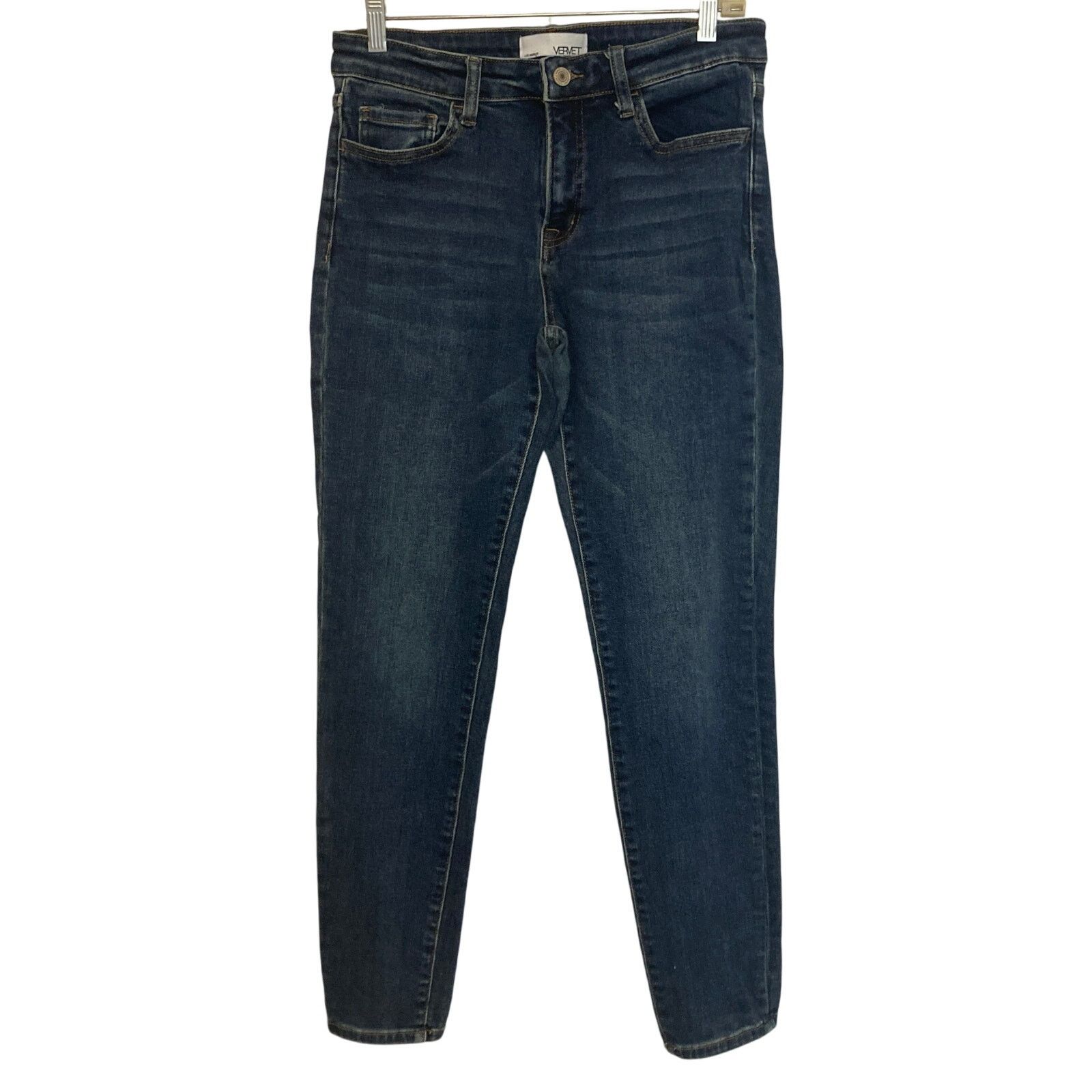 Other Vervet Blue Denim Mid Rise Skinny Pants Classic Jeans Size 29" - 1 Thumbnail