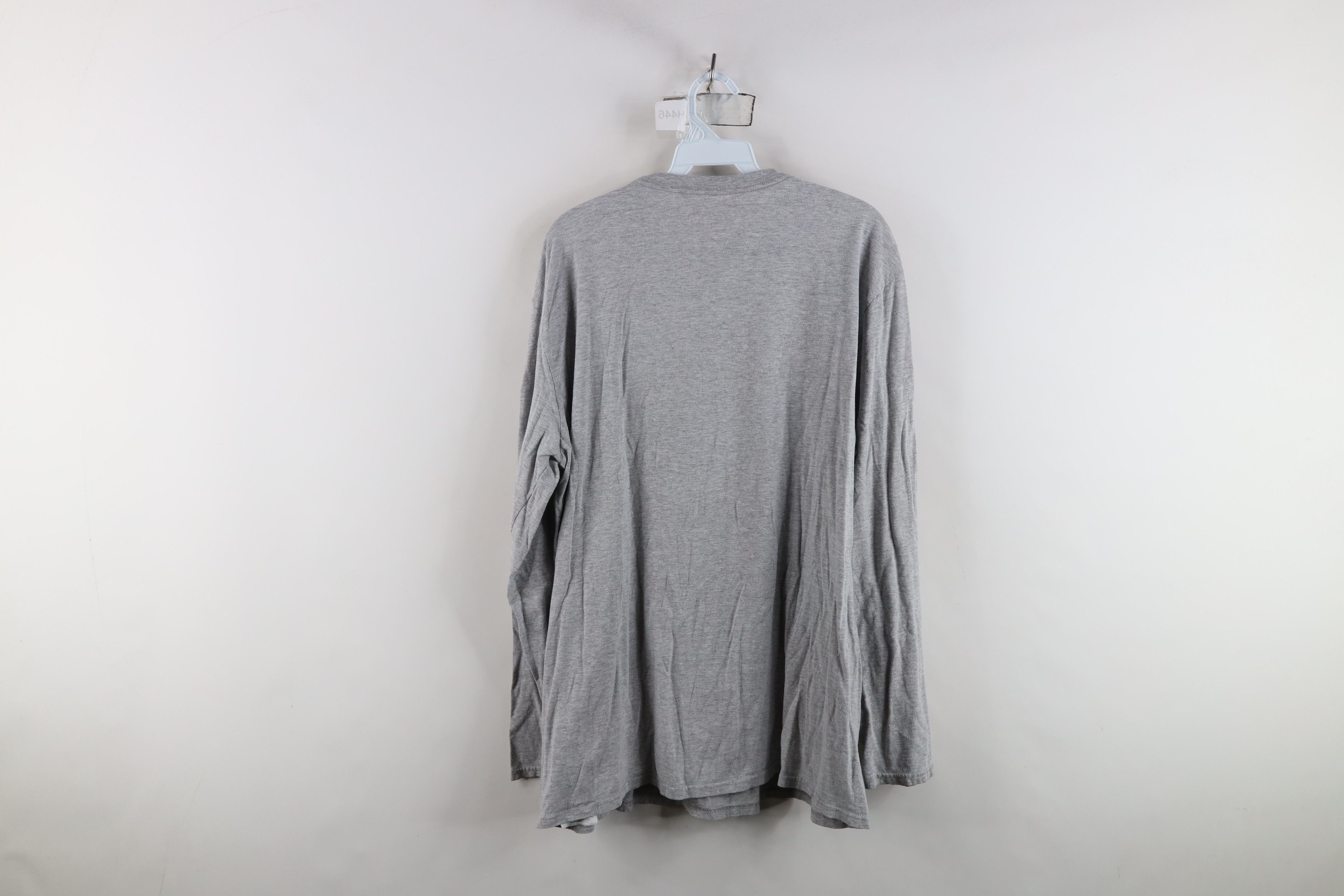 Vintage Y2K NFL Lions Football Long Sleeve T-Shirt Heather Gray Size US XL / EU 56 / 4 - 10 Thumbnail